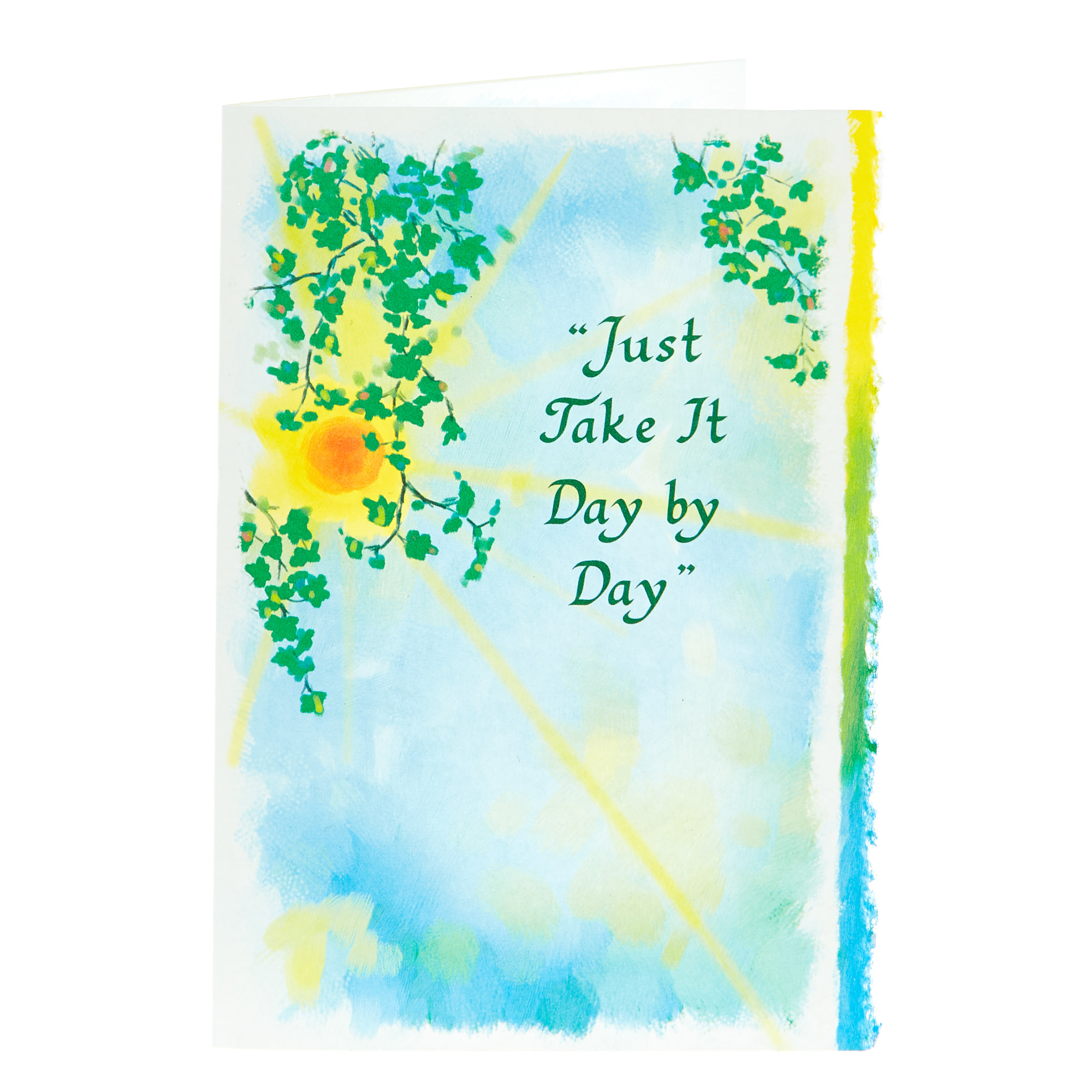 Blue Mountain Arts Card - Just Take It Day By Day