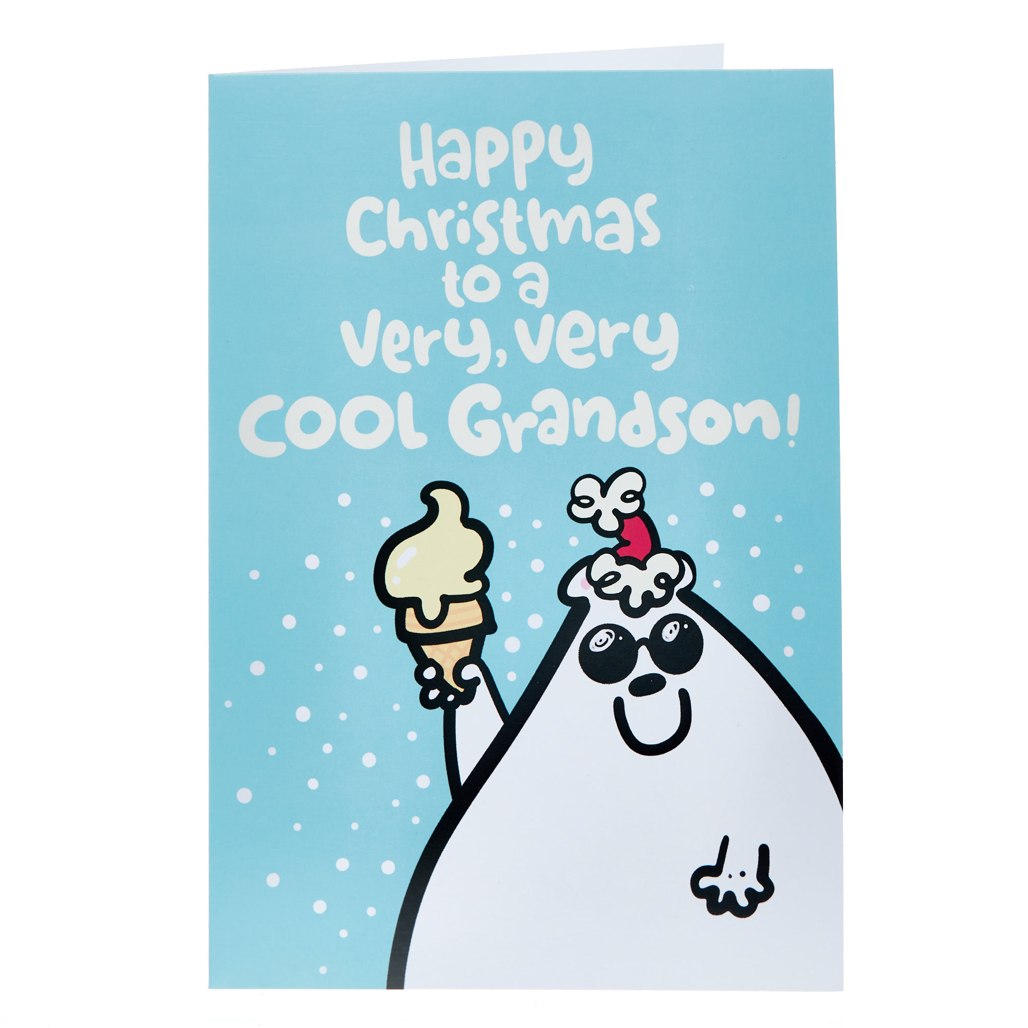 Grandson Fruitloops Cool Christmas Card