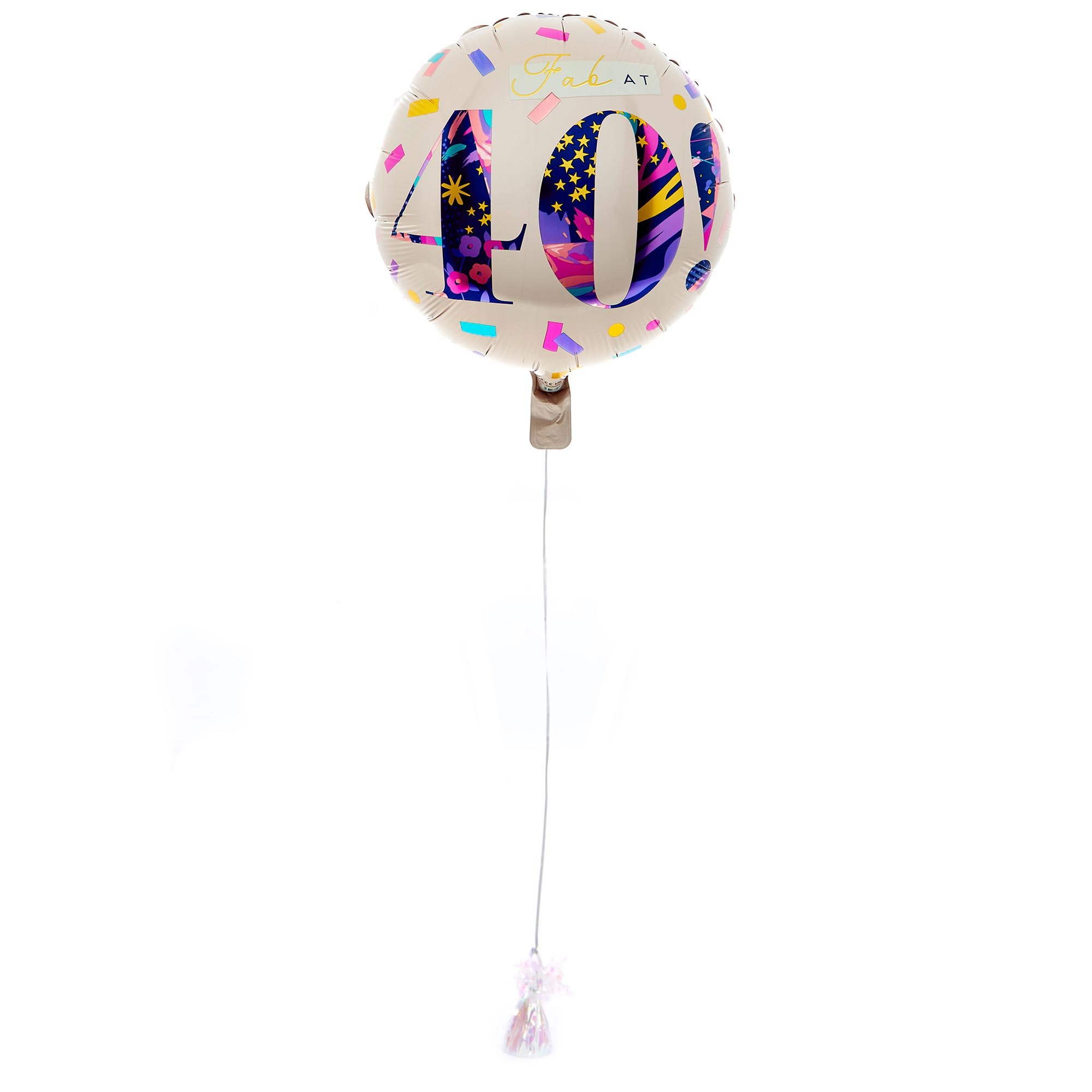 Fab 40th Birthday Balloon & Lindt Chocolate Box