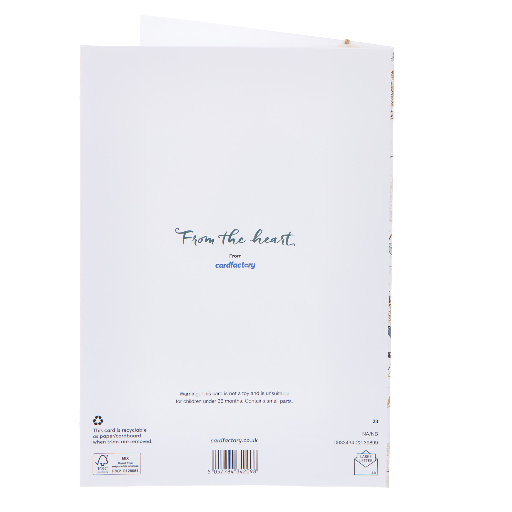 Special Verse Leafy Wedding Anniversary Card