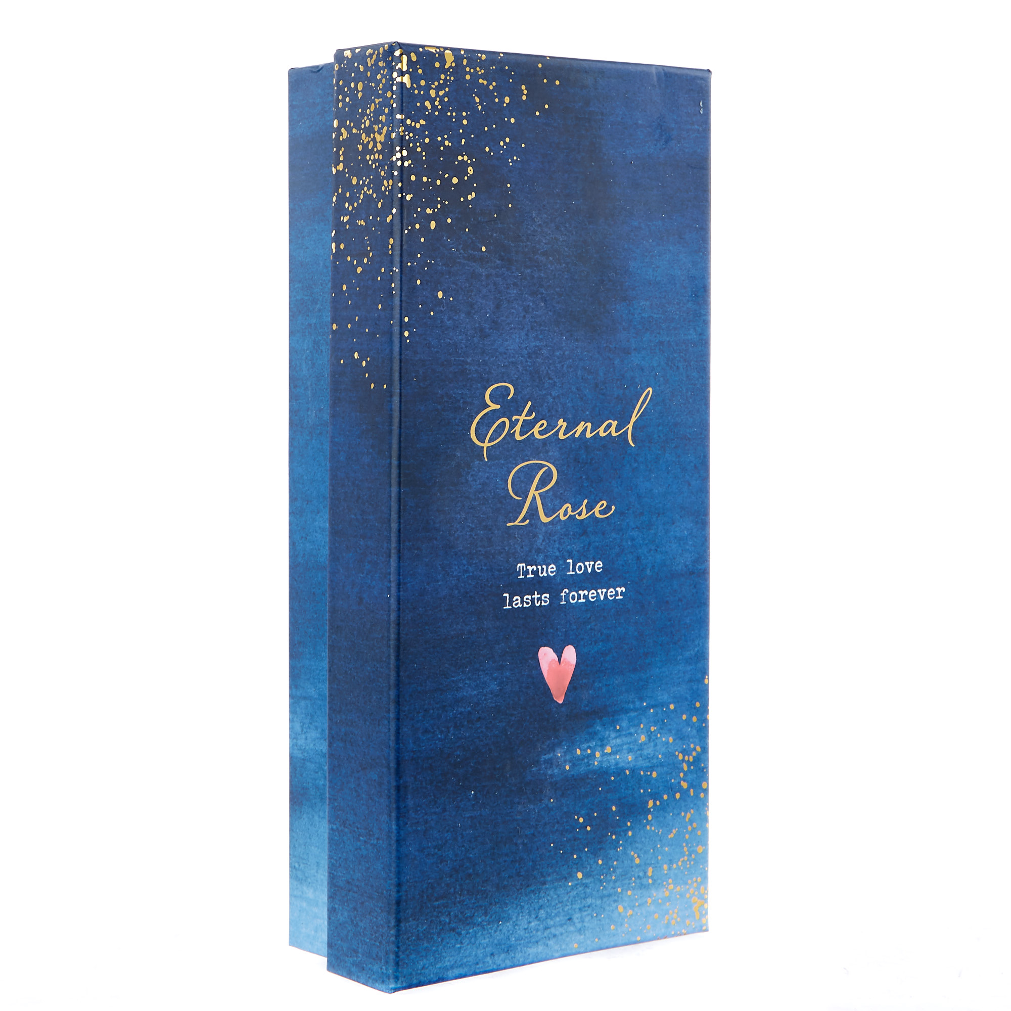 Gold & Red Artificial Valentine's Day Rose In A Box