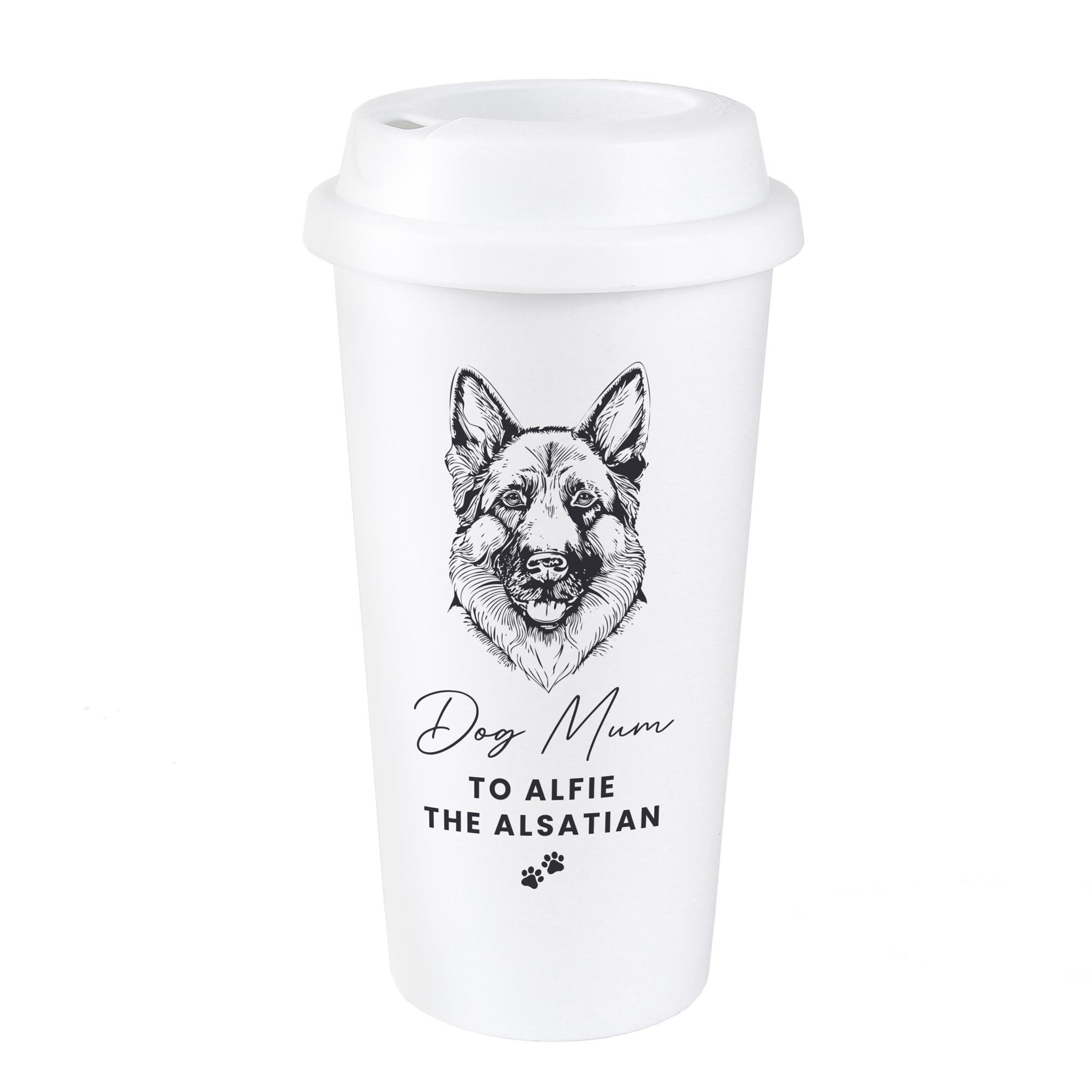 Personalised Dog Breed Travel Cup