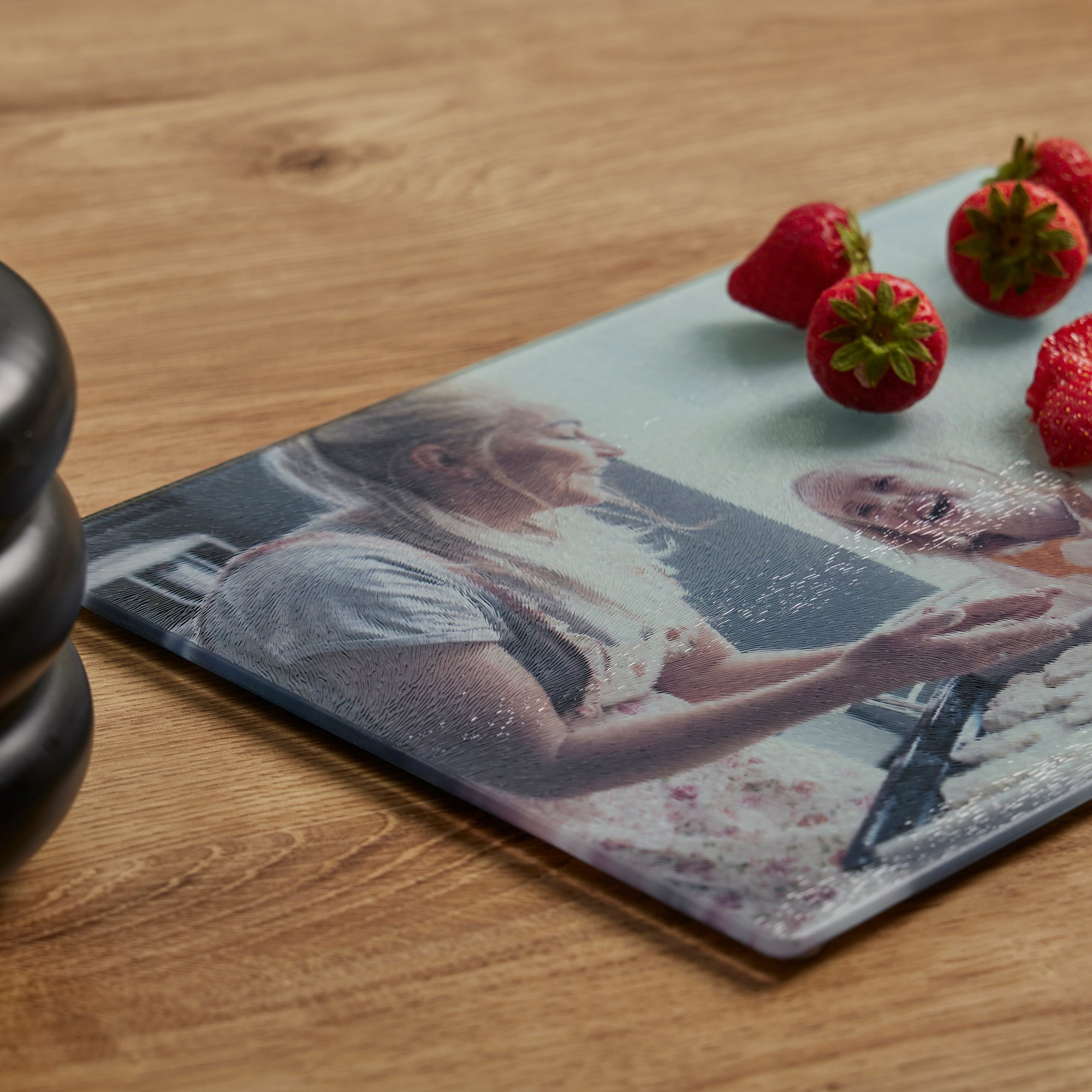 Personalised Glass Photo Chopping Board 