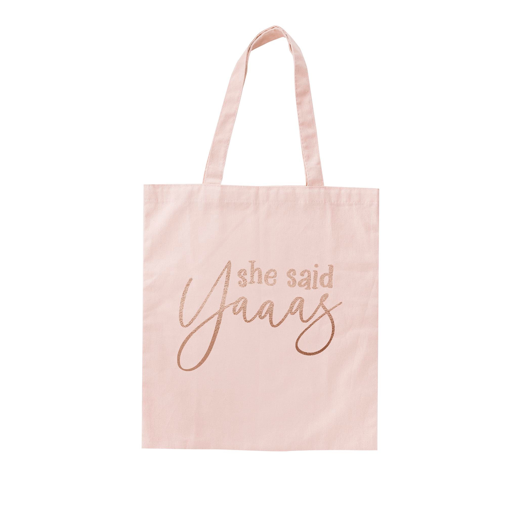 Pink She said Yaaas Tote Bag