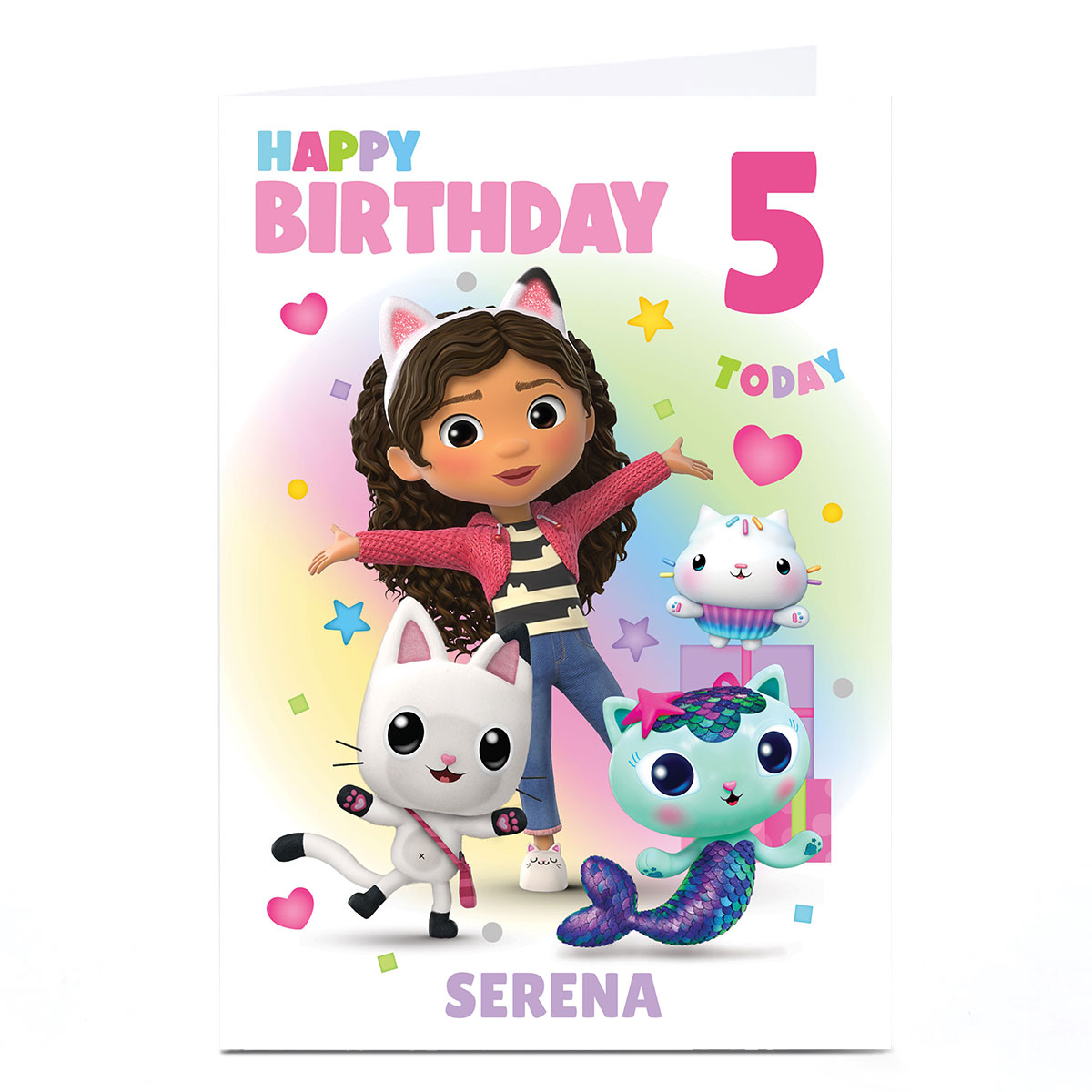 Personalised Birthday Card - Gabby Name and Age