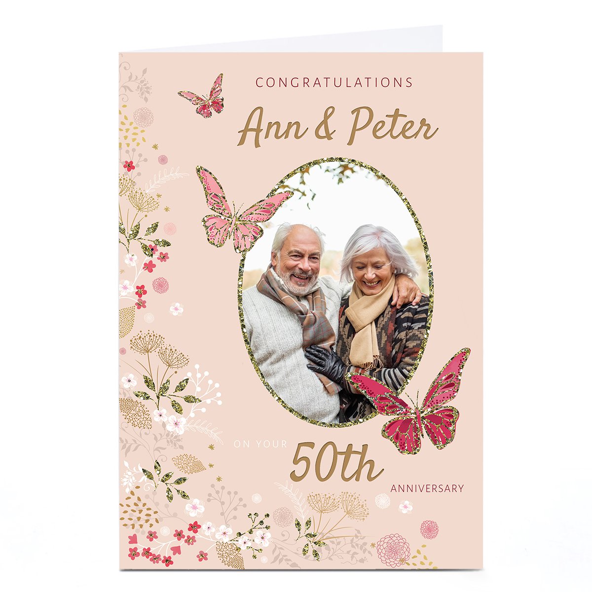 Photo Kerry Spurling Anniversary Card - 50th Anniversary 