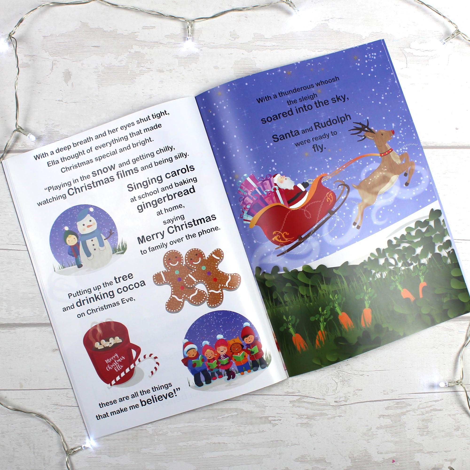 Personalised Girl's It's Christmas Story Book,  Personalised Girl's It's Christmas Story Book
