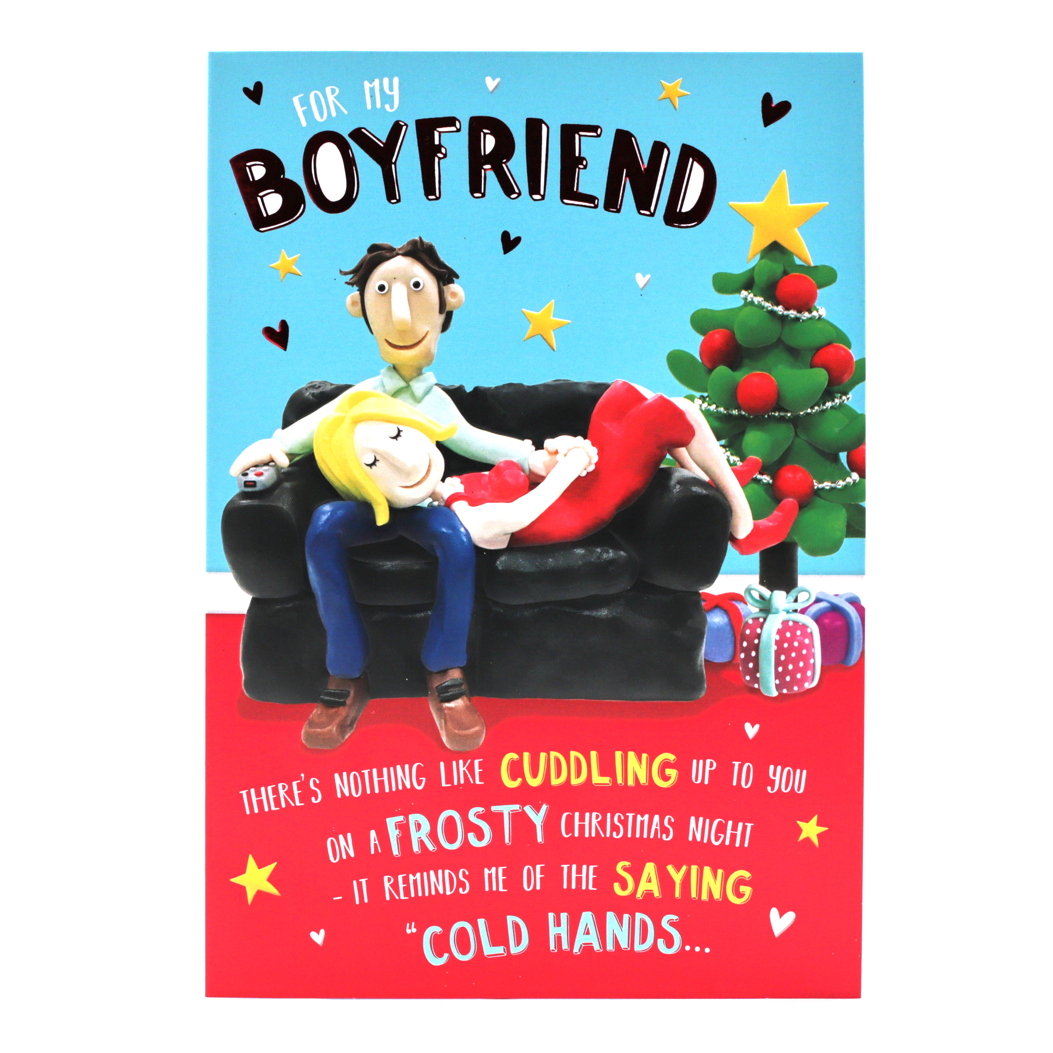 Christmas Card - Boyfriend Cold Hands...