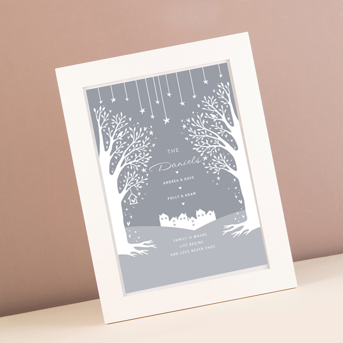 Personalised Family Portrait Print