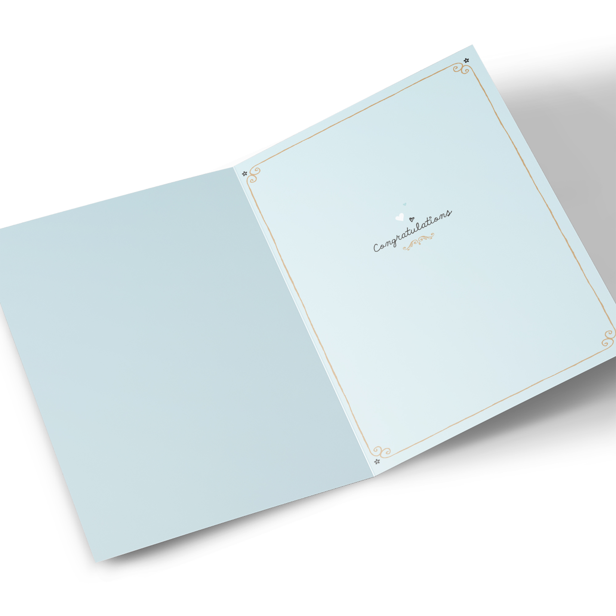50th Anniversary Card - On Your Golden Wedding Anniversary Champagne