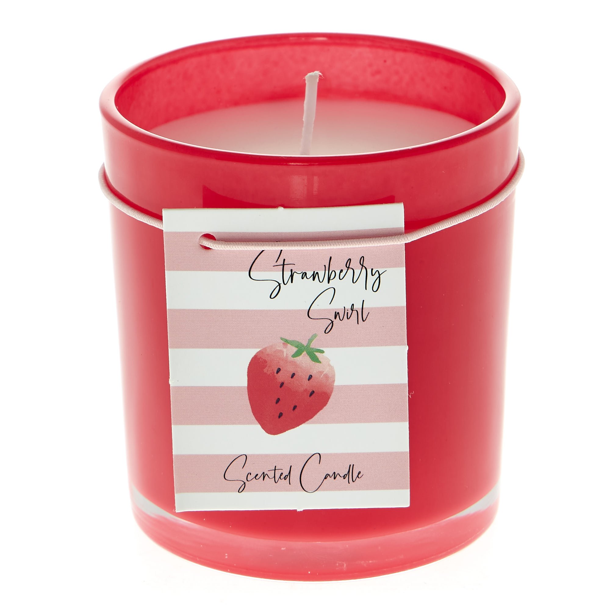 Strawberry Swirl Scented Candle