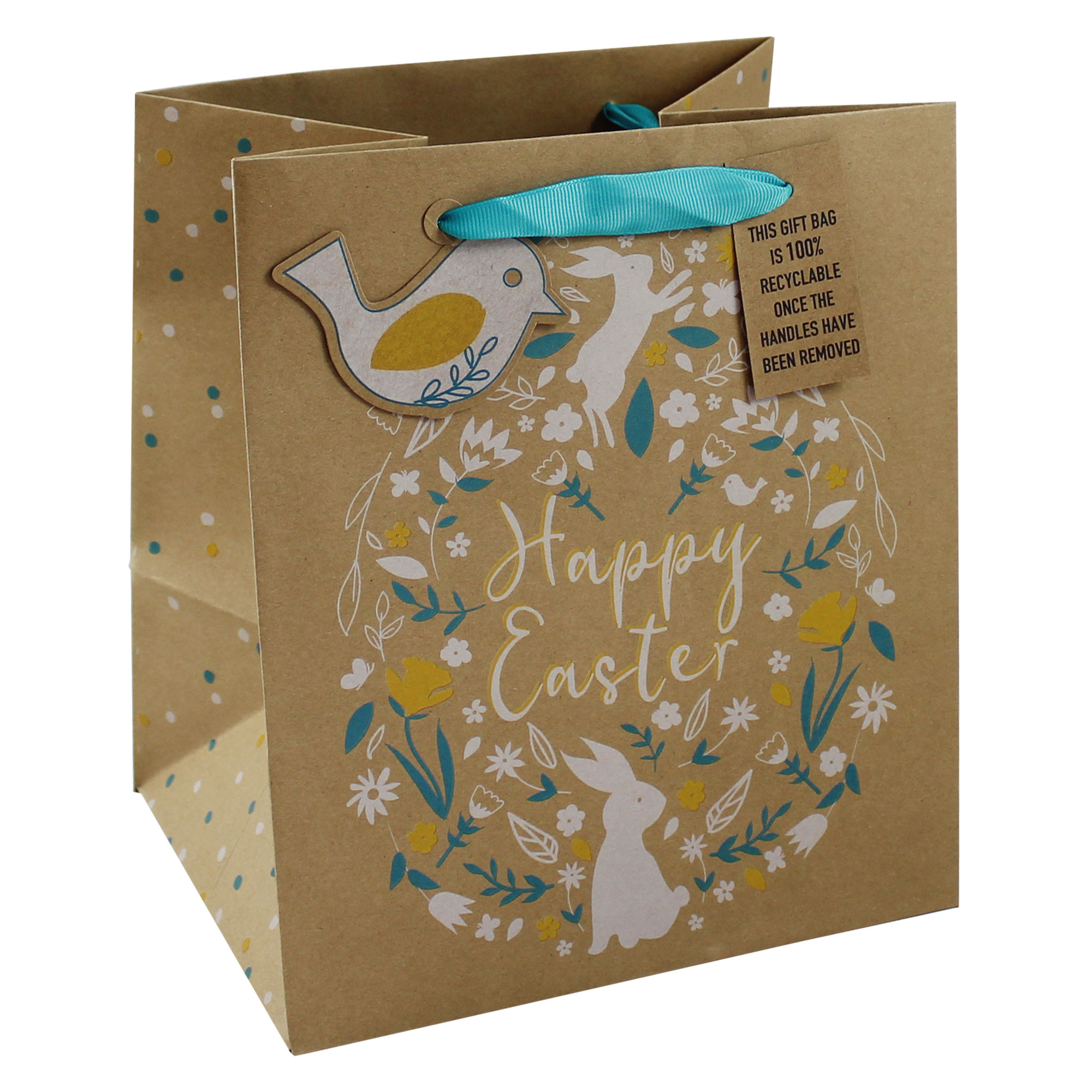 Image of Recyclable Easter Kraft Gift Bag