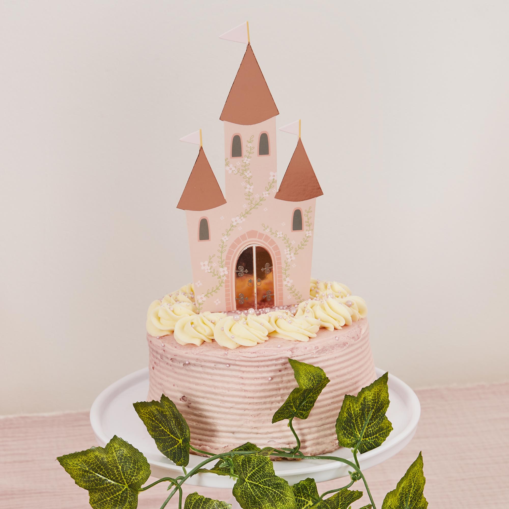 Castle Card Cake Topper