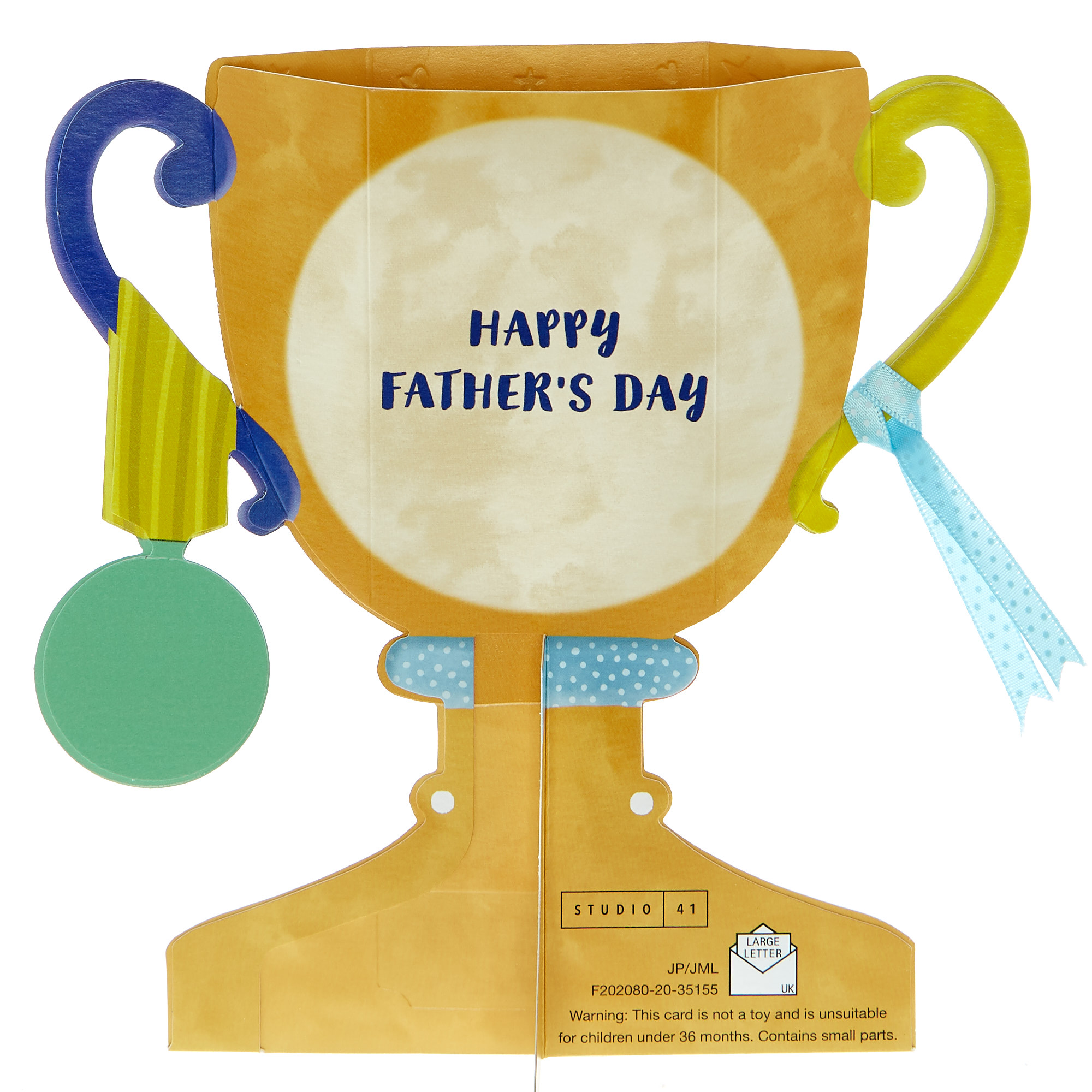 Exquisite Collection 3D Father's Day Card - Daddy Trophy
