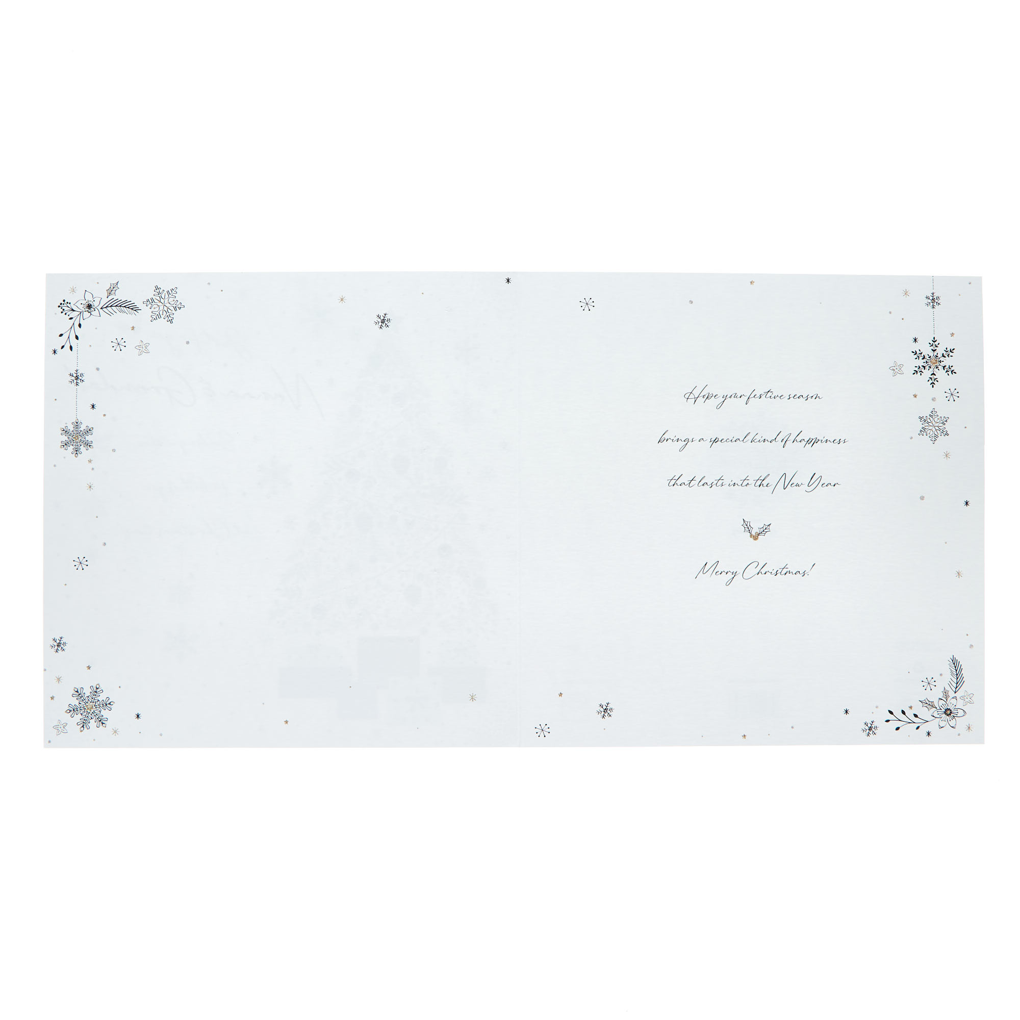 Nanna & Grandad Just For You Tree Christmas Card