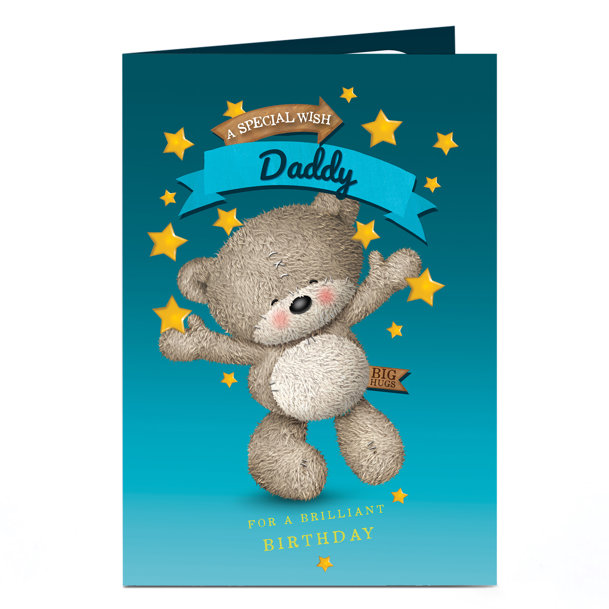Personalised Hugs Birthday Card - A Special Wish