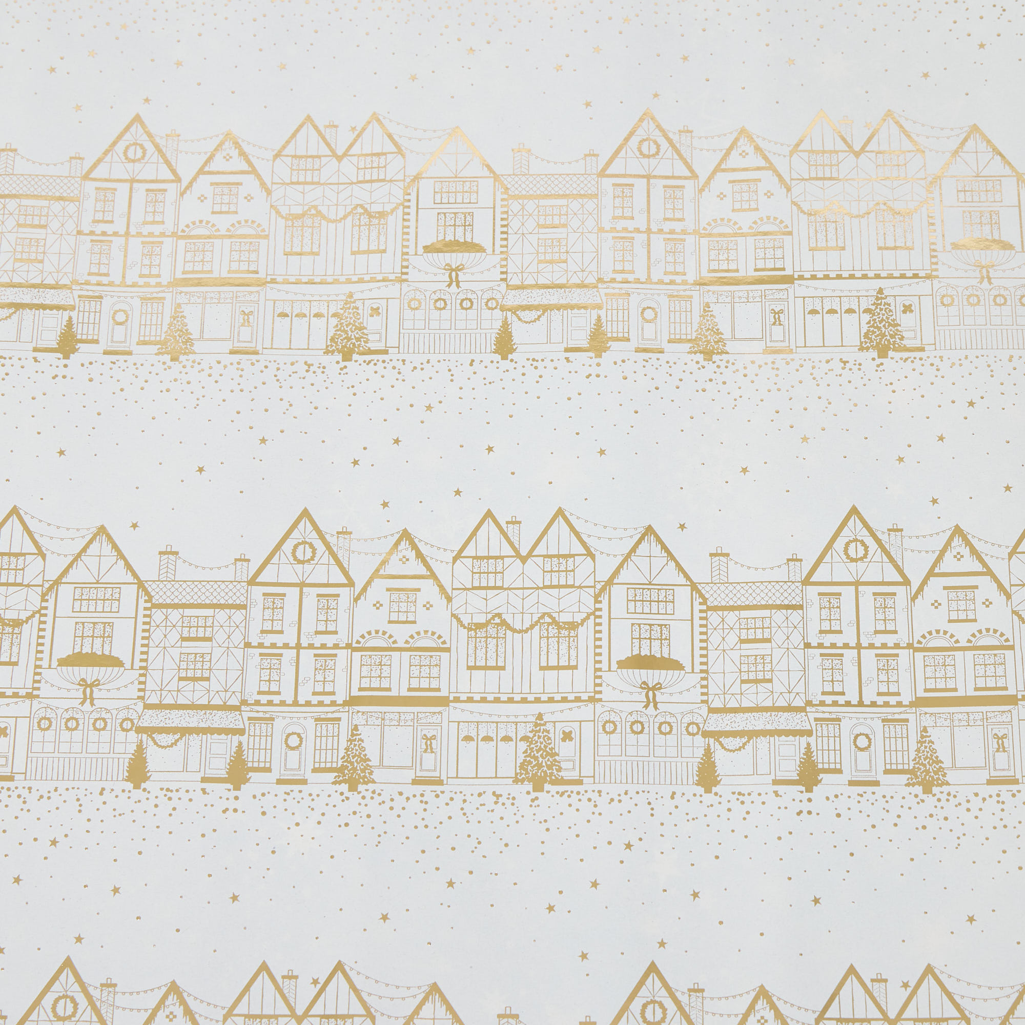 Black & Gold Christmas Gift Wrap Packs - 12 Rolls & Accessories