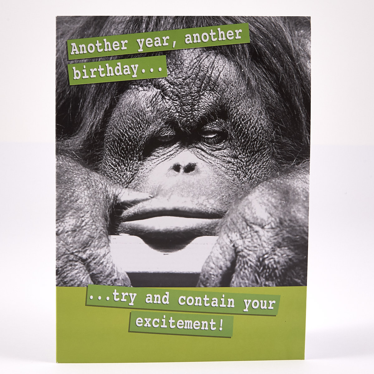 Birthday Card - Try And Contain Your Excitement