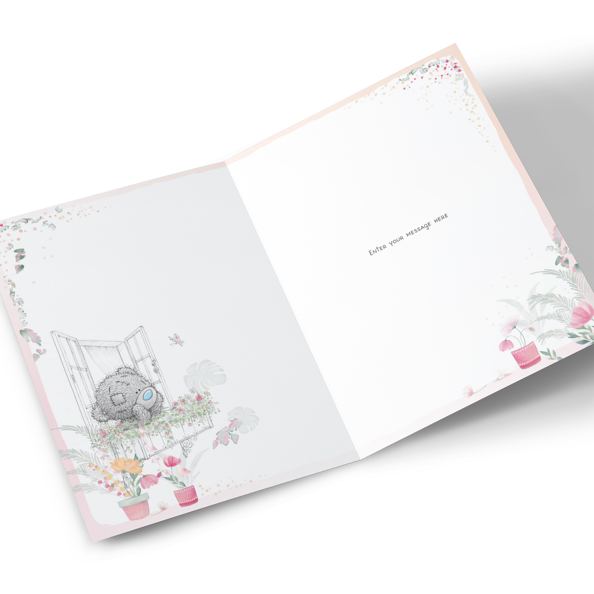 Photo Tatty Teddy Mother's Day Card - Gardening Window Box, Grandma