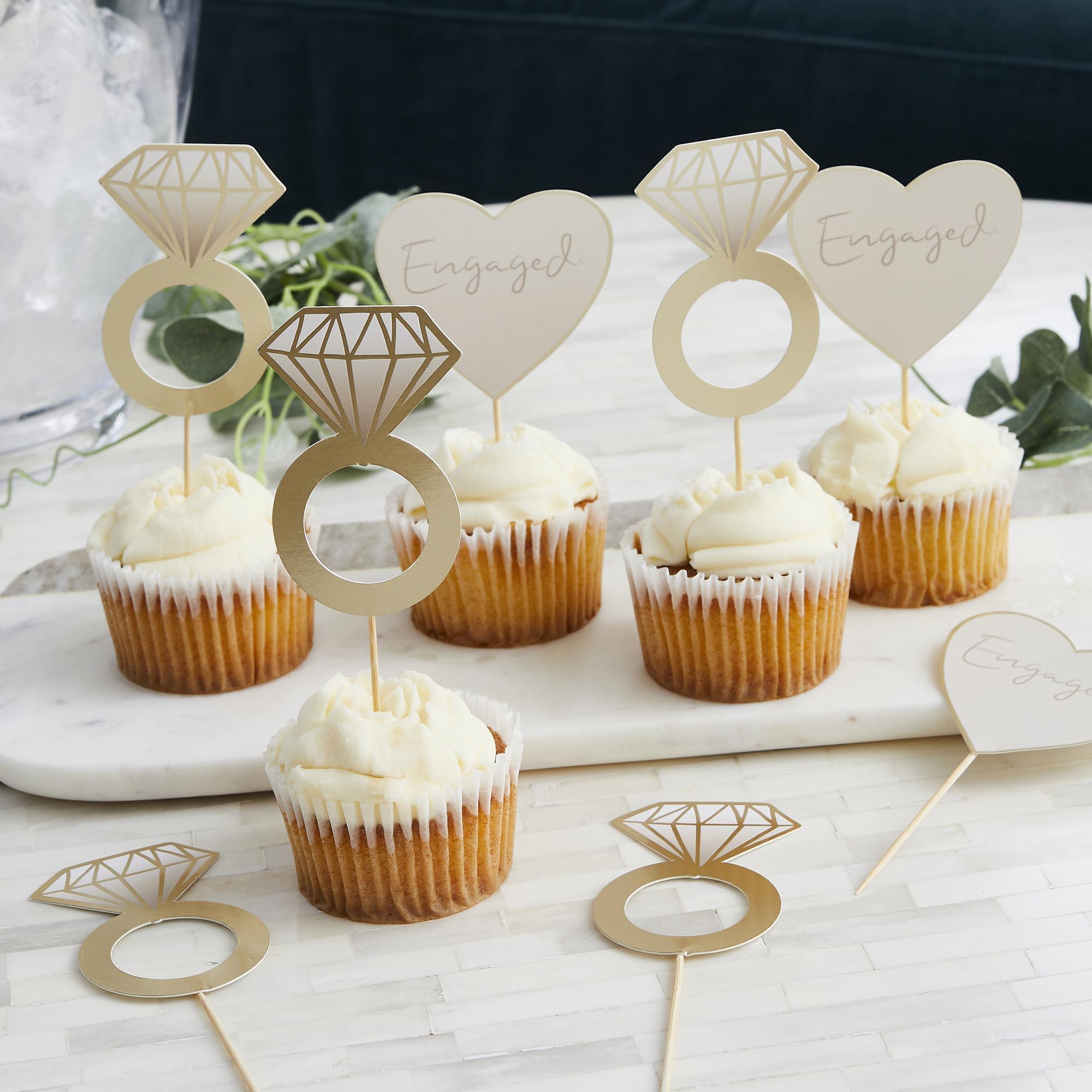 Engaged Food Picks - Pack of 12