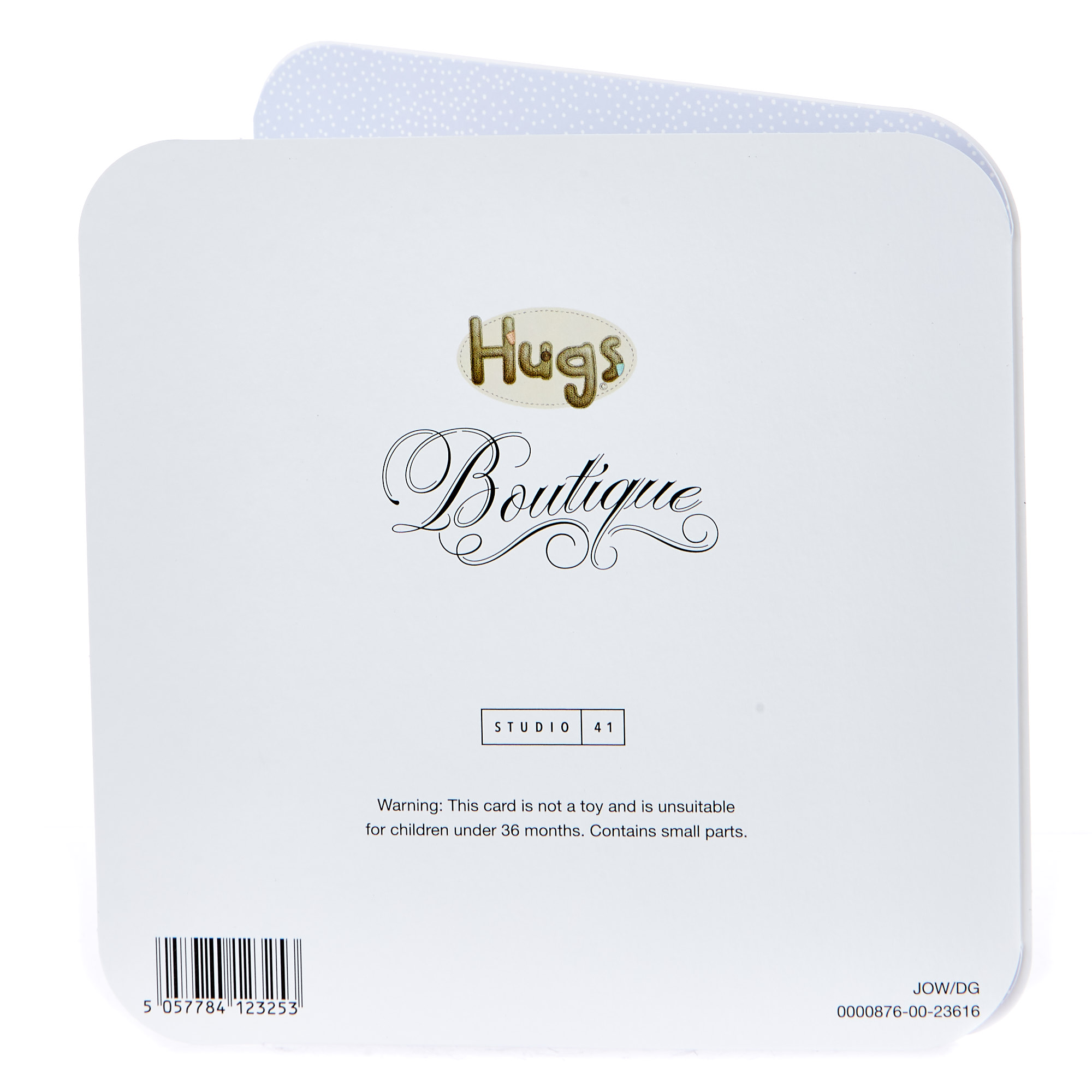 Boutique Collection Hugs Bear New Baby Card - Girl