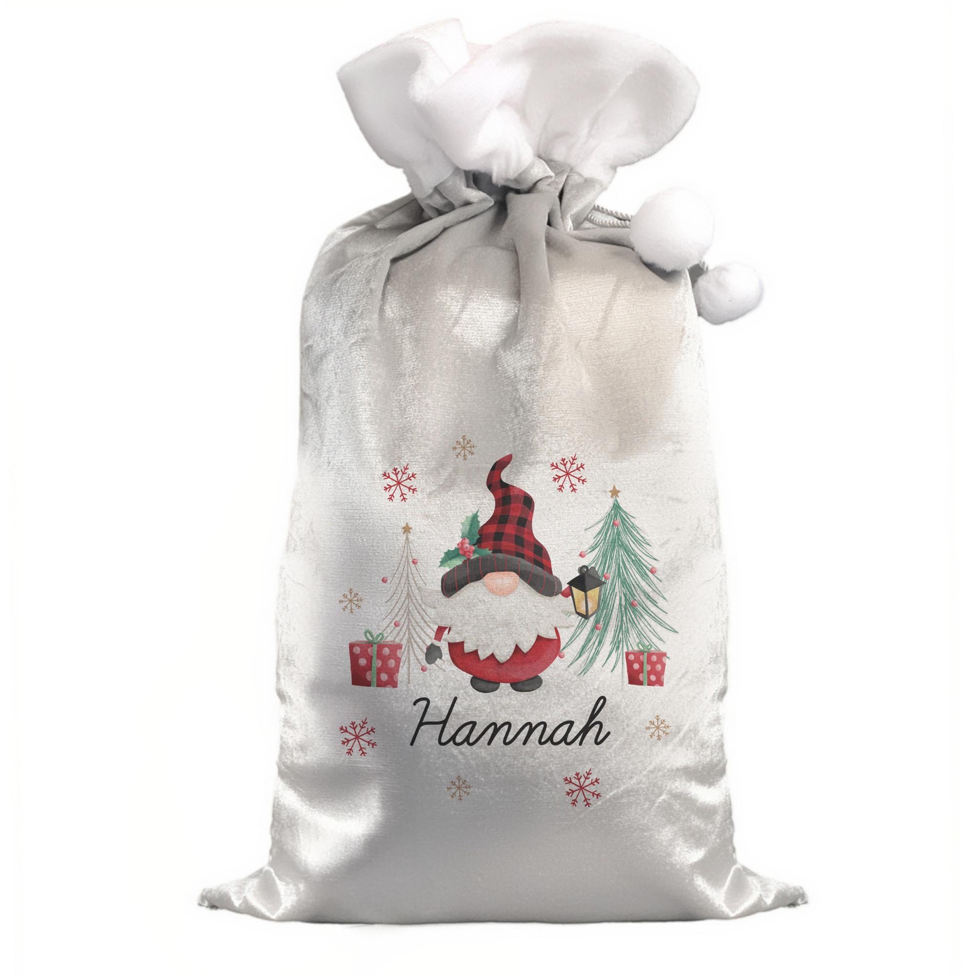 Personalised Gonk Christmas Sack,  Personalised Gonk Christmas Sack