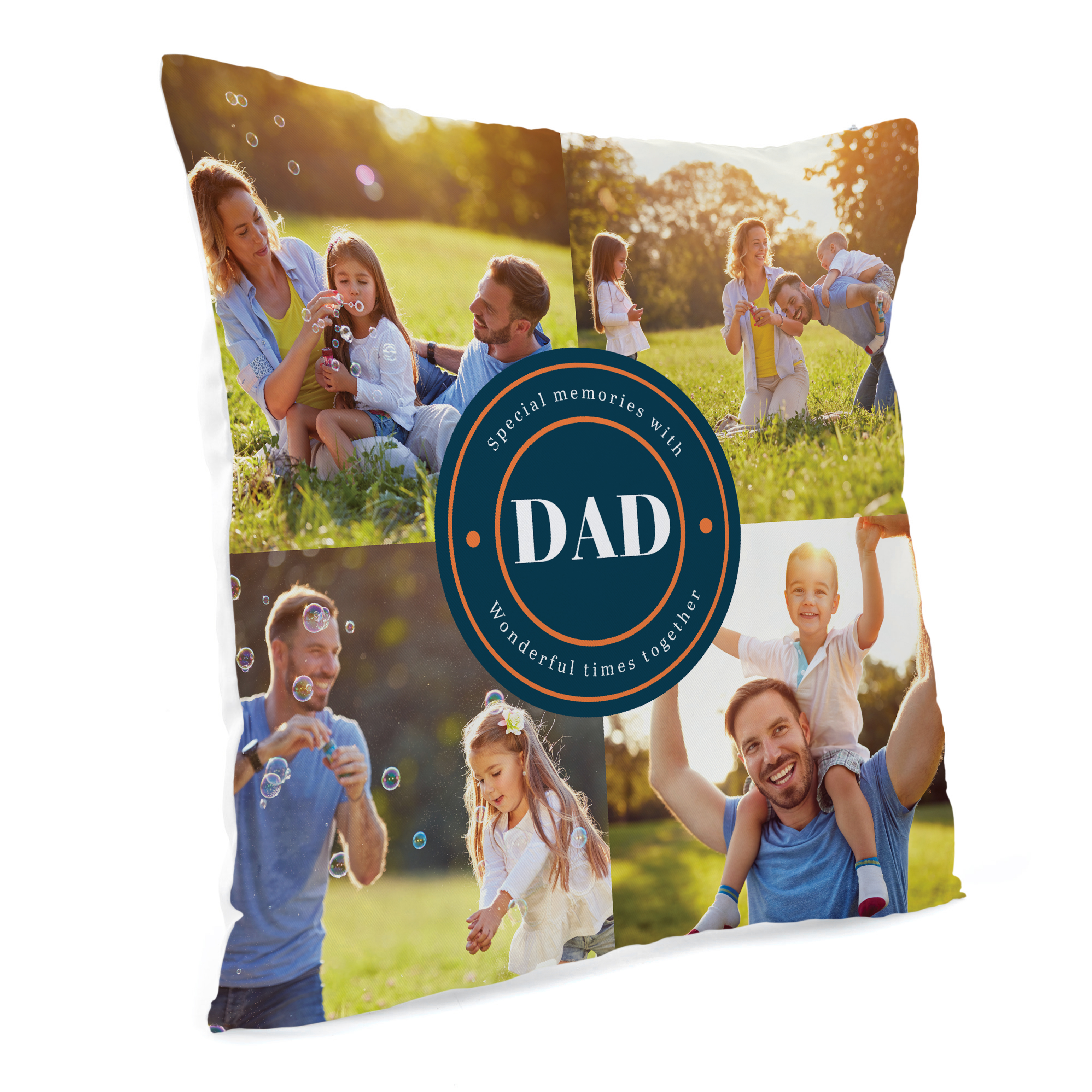 Personalised Photo Cushion - Wonderful Times With Dad
