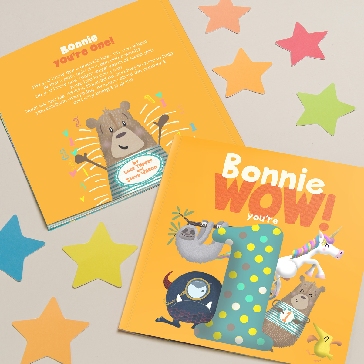 Personalised Children's Book - 'Wow You're One' 1st Birthday
