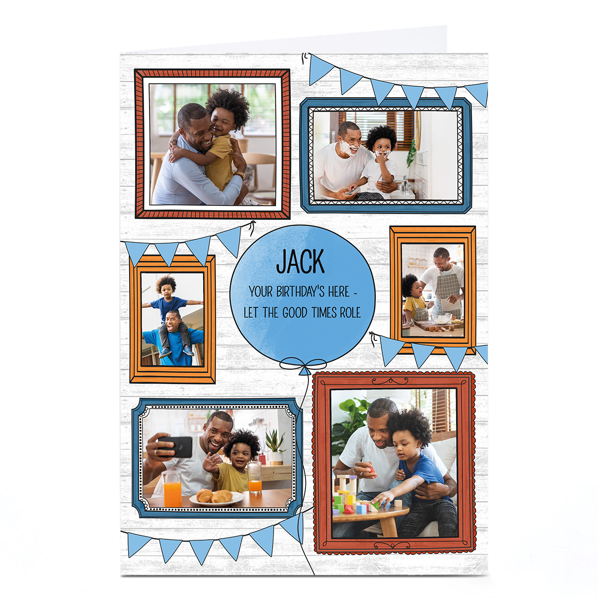 Buy Personalised Birthday Photo Card Frames & Bunting for GBP 1.794.