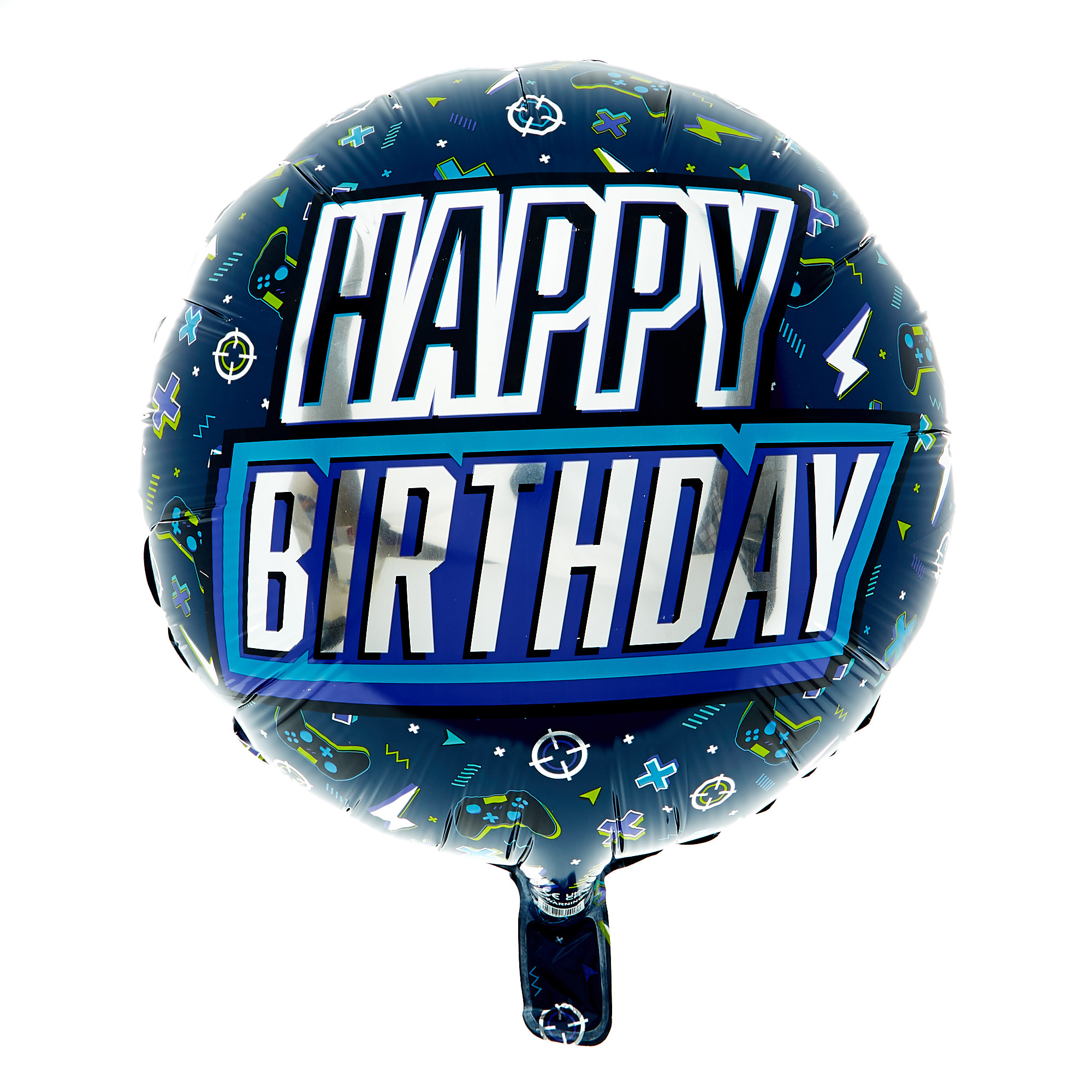18-Inch Gaming Happy Birthday Foil Helium Balloon