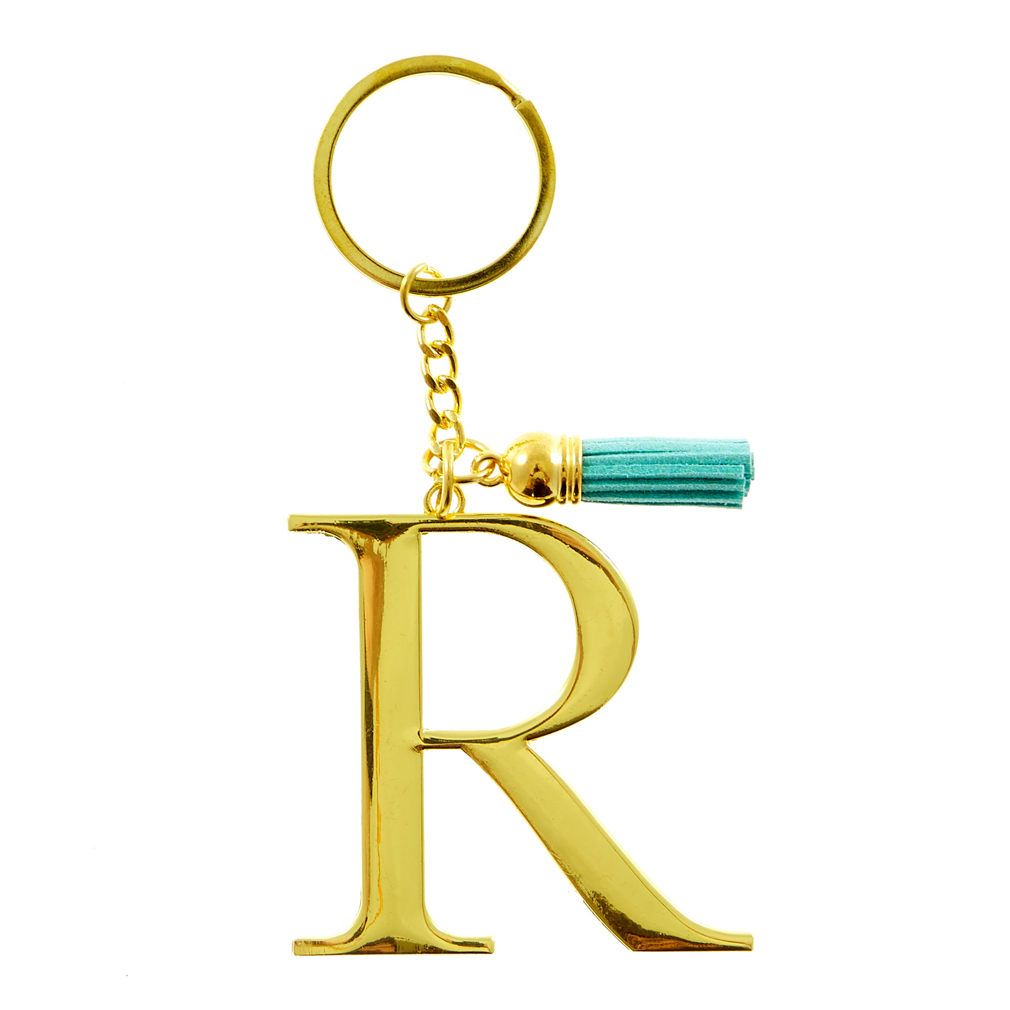 Letter R Key Ring