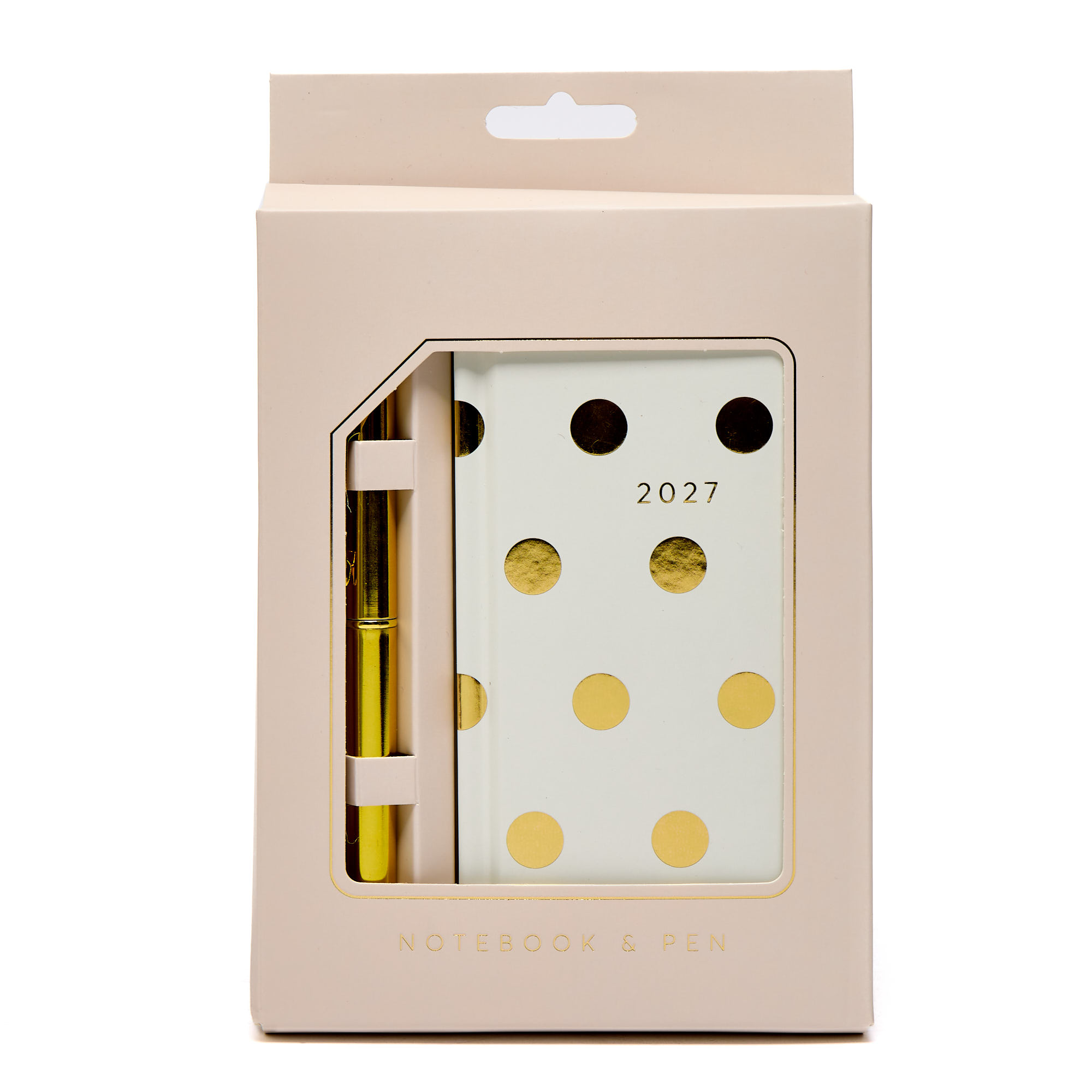 Polka Dot Boxed 2027 A6 Diary & Pen