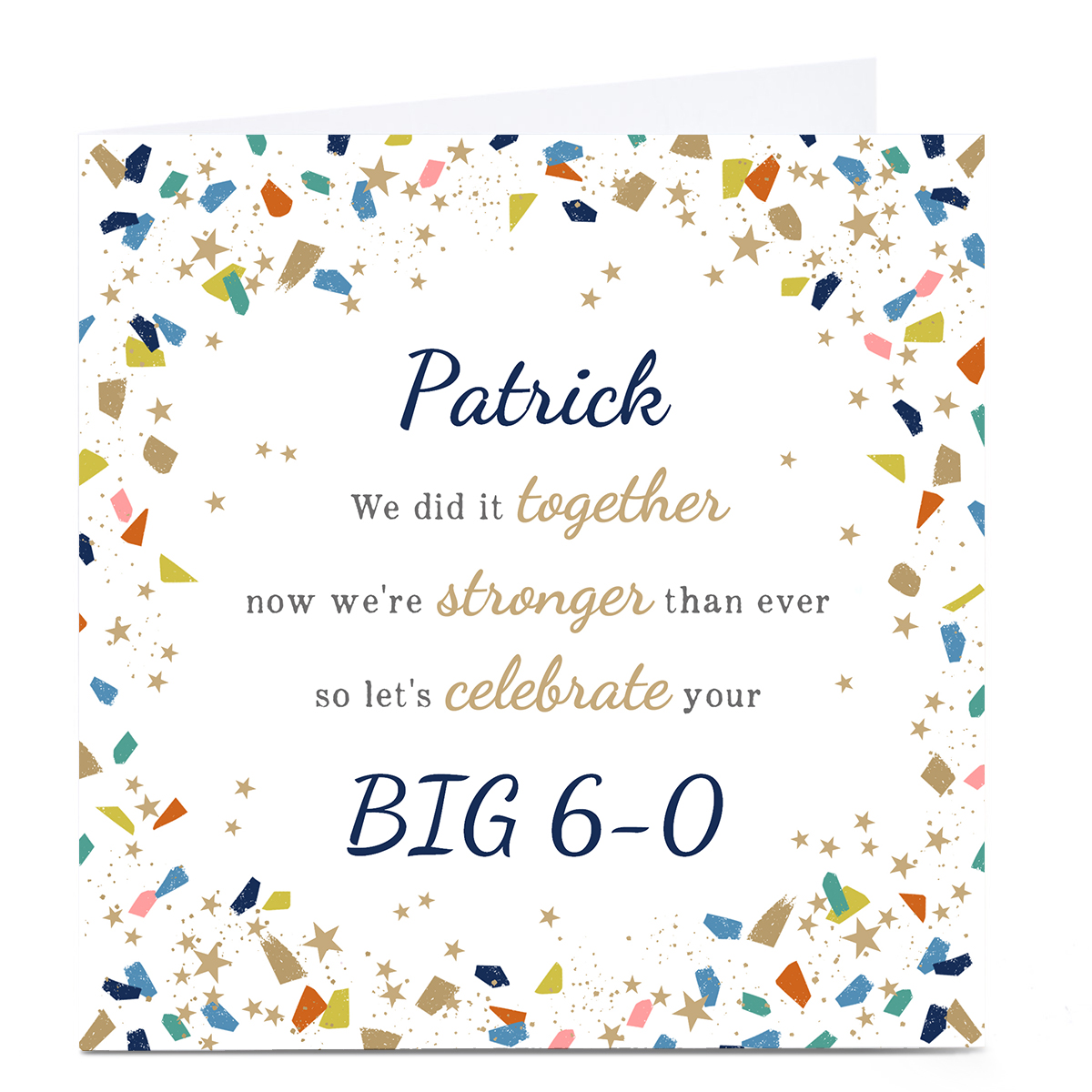 Buy Personalised Covid Birthday Card Big 60 for GBP 2.79 Card