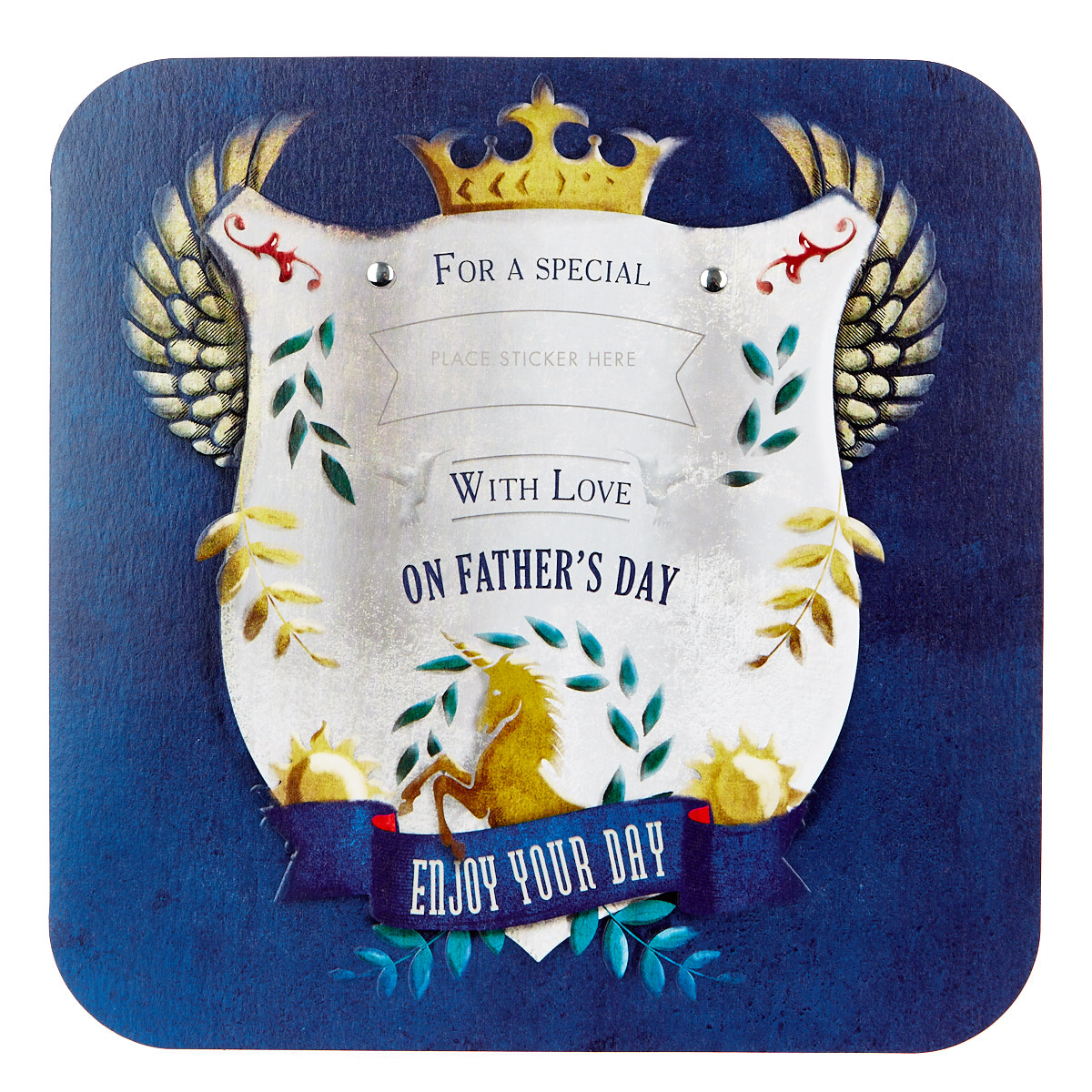 Exquisite Collection Father's Day Card - Grandad & More (Stickers Included)
