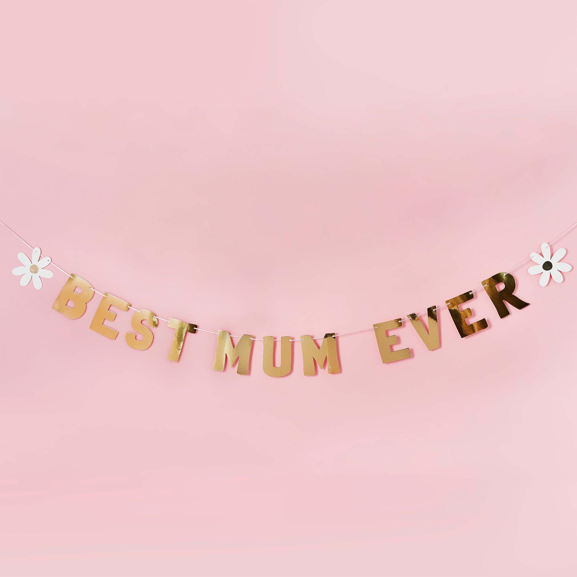 Gold Best Mum Ever Card Banner 2m
