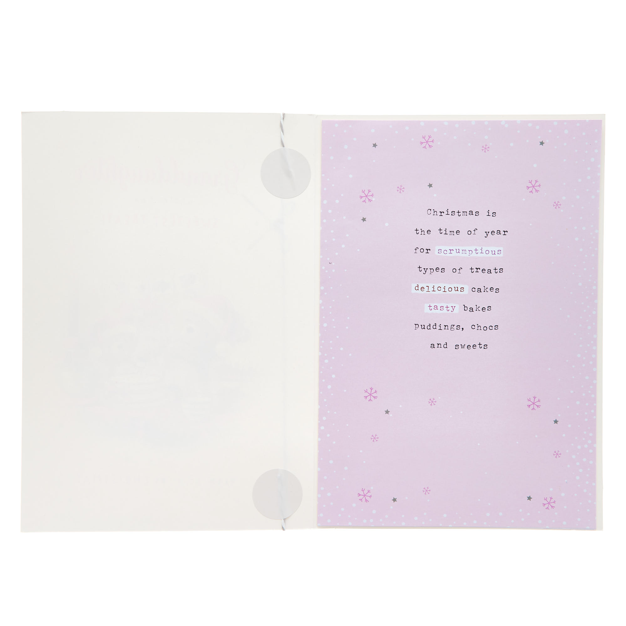 Granddaughter Sweetest Treat Christmas Card
