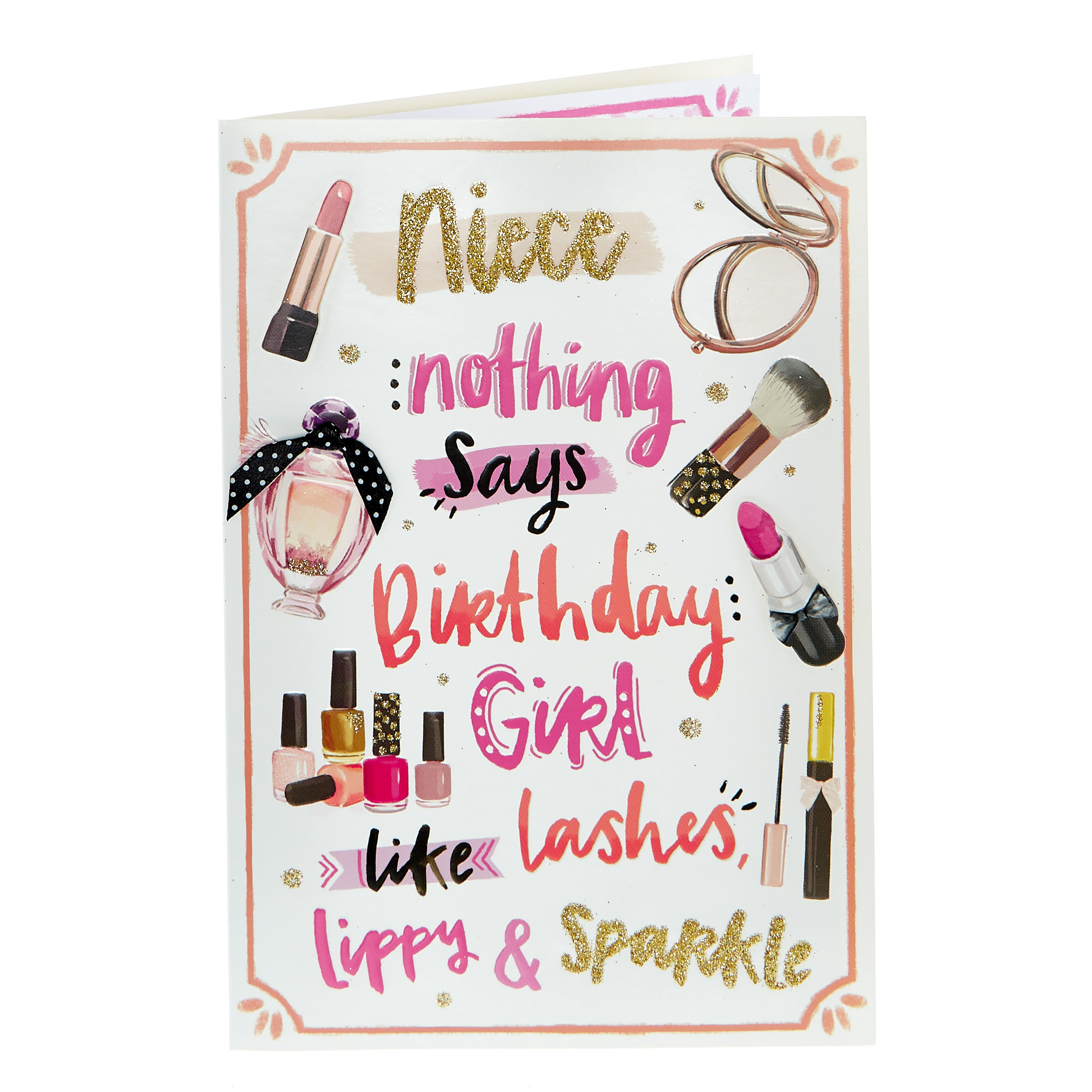 Buy Birthday Card - Niece Lippy & Sparkle for GBP 0.79 | Card Factory UK
