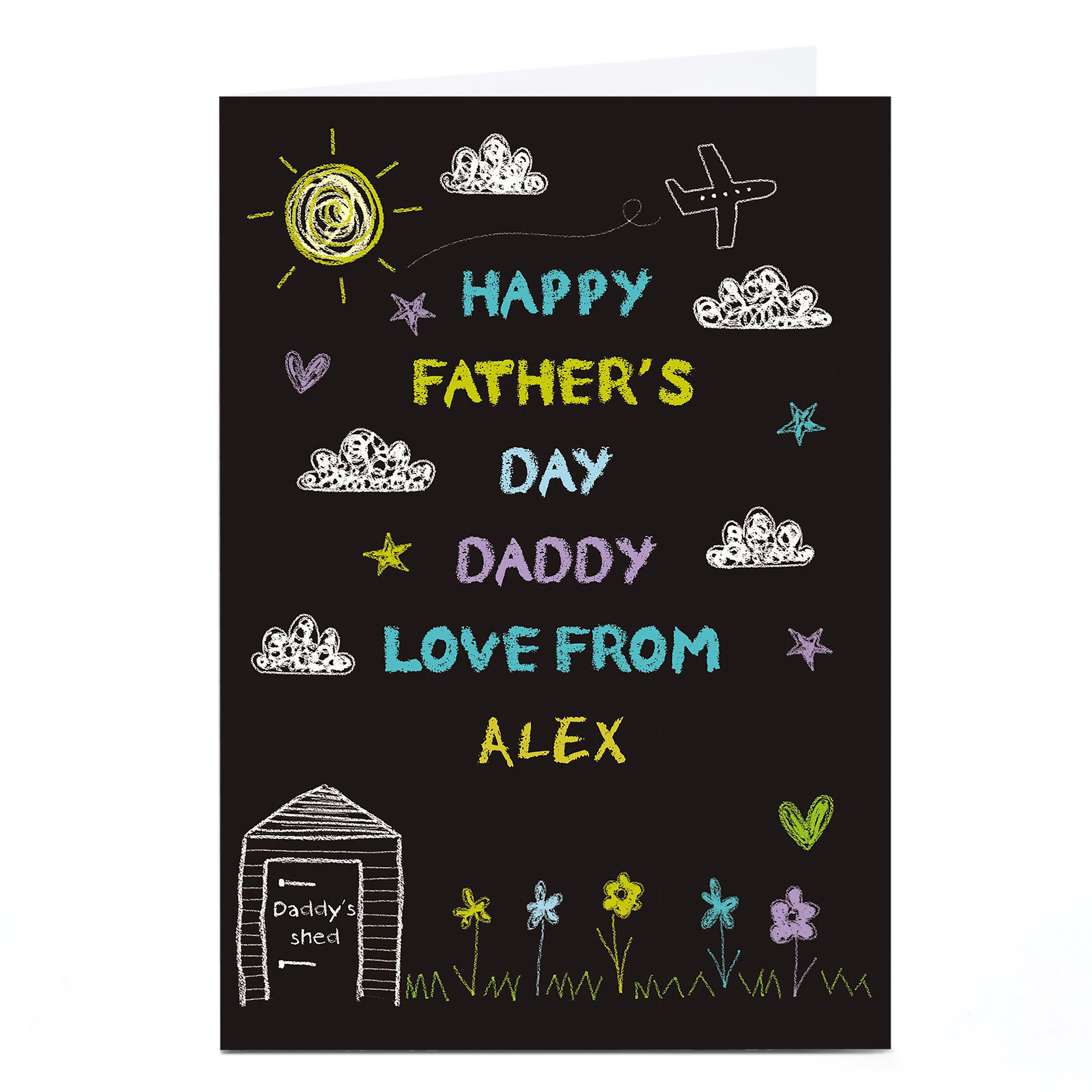 Personalised Card - Happy Father's Day Daddy