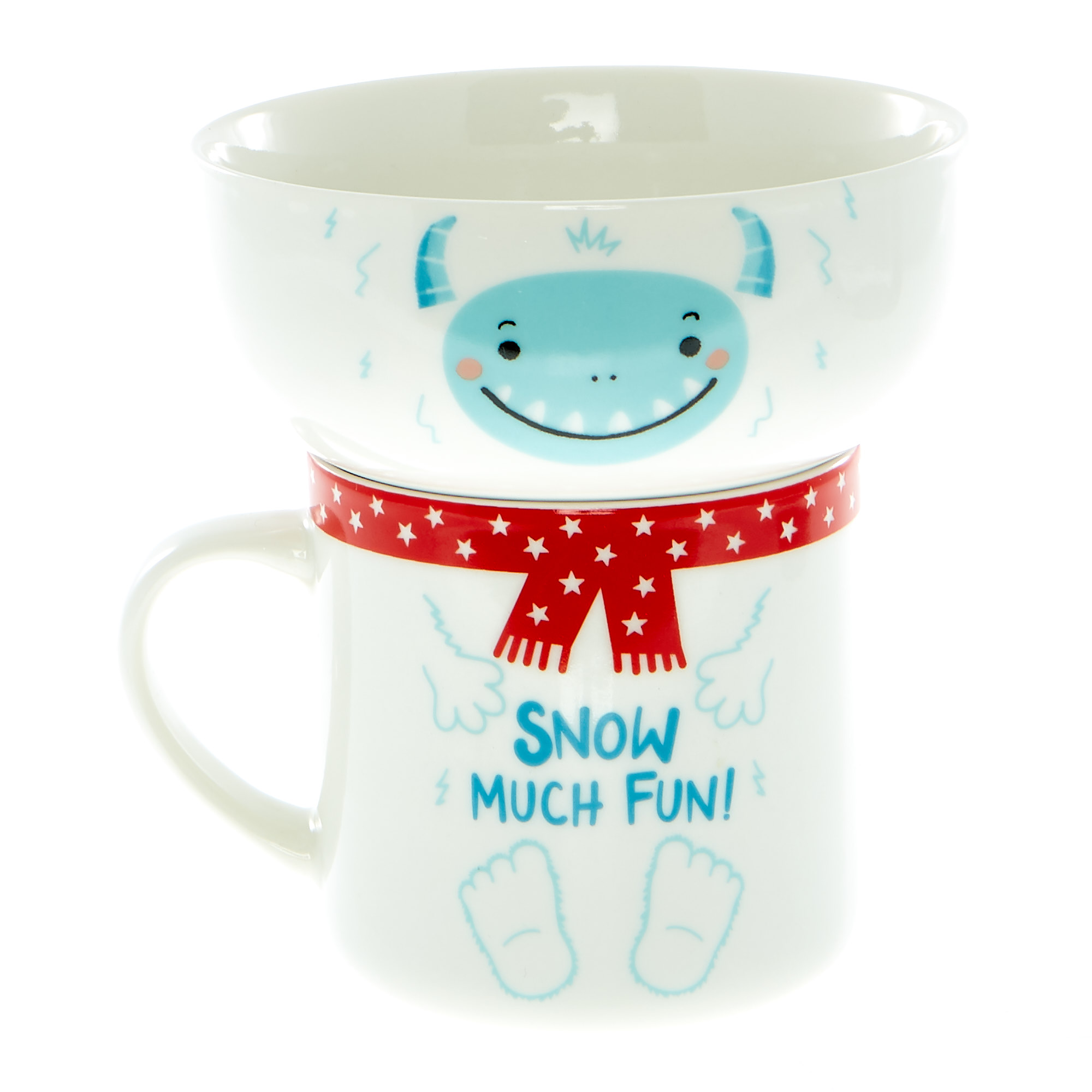 Snowball The Yeti Mug & Bowl Set