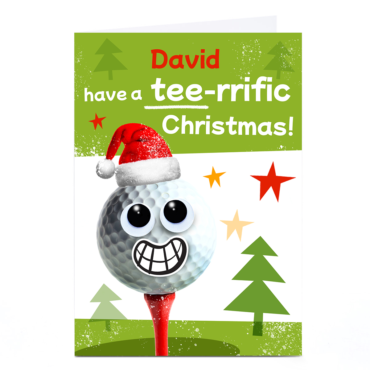 Personalised Hello Munki Christmas Card - Tee-Riffic Christmas
