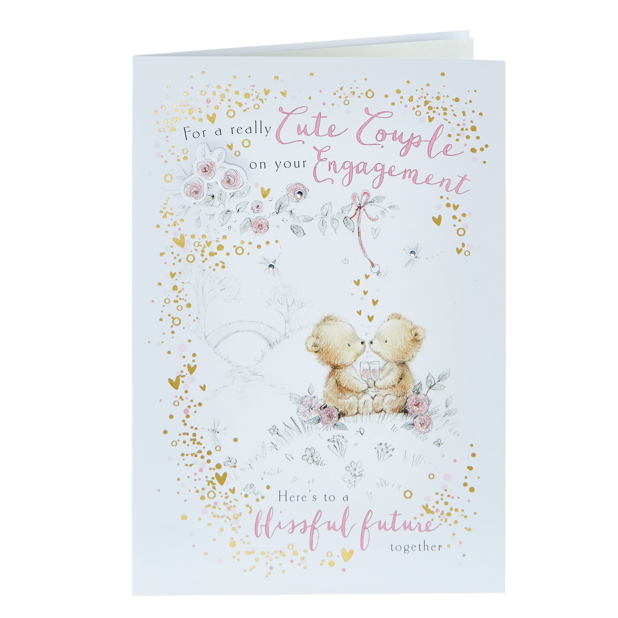 Engagement Card - For A Really Cute Couple 