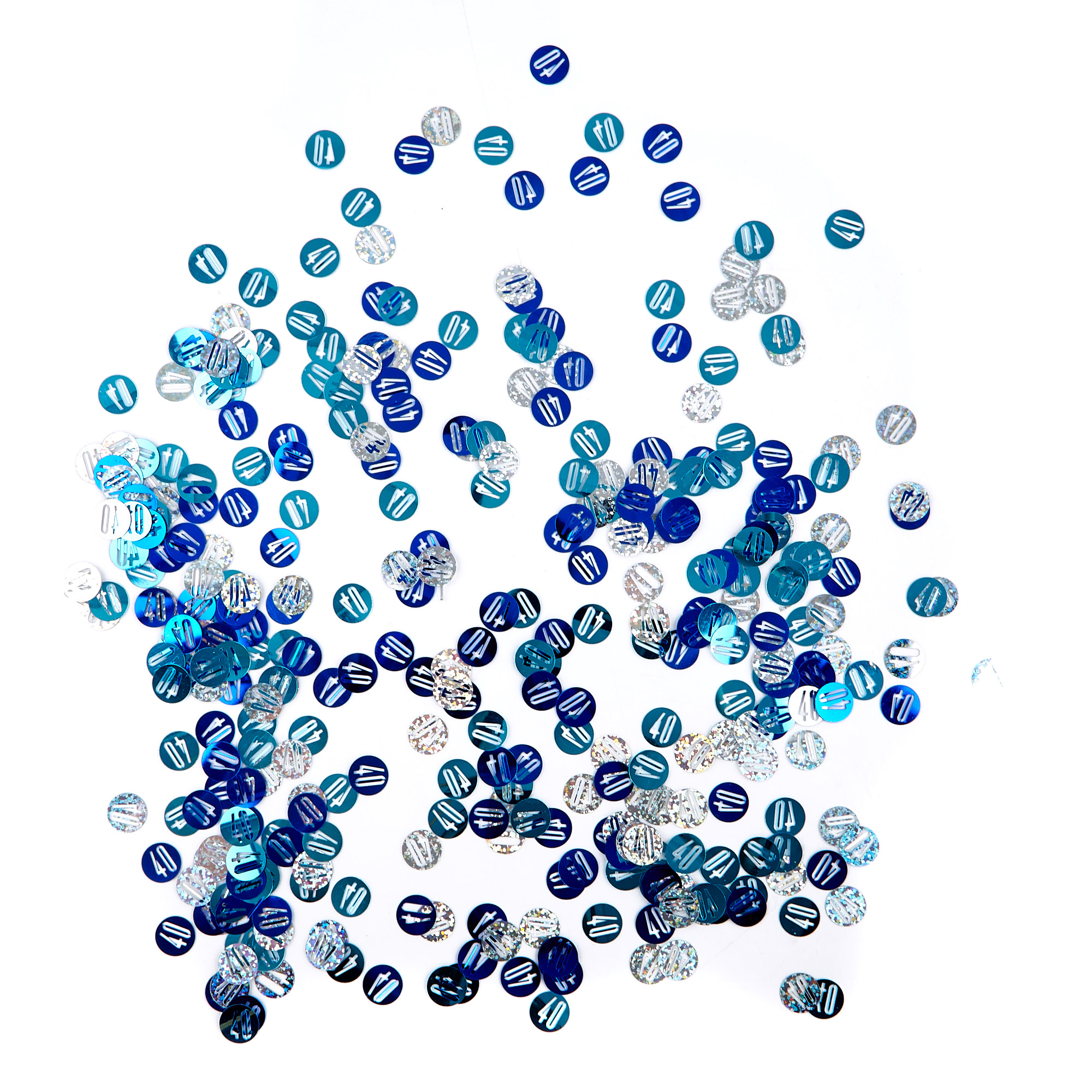 Blue 40th Birthday Party Accessories Kit - 11 Piece