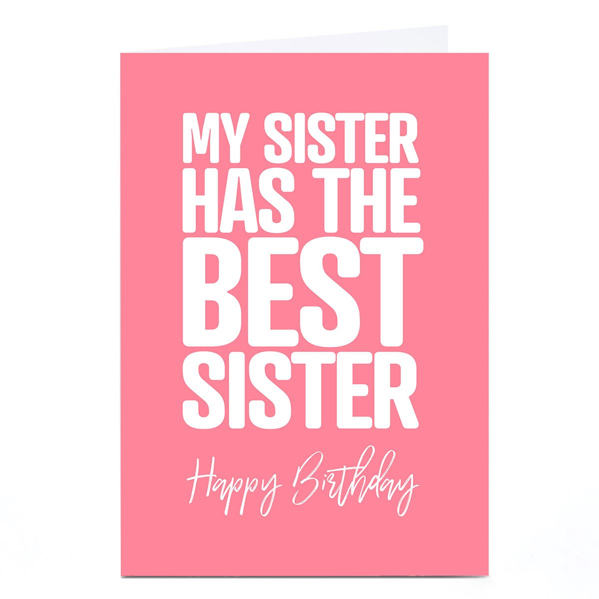 Personalised Punk Birthday Card - Sister From Sister