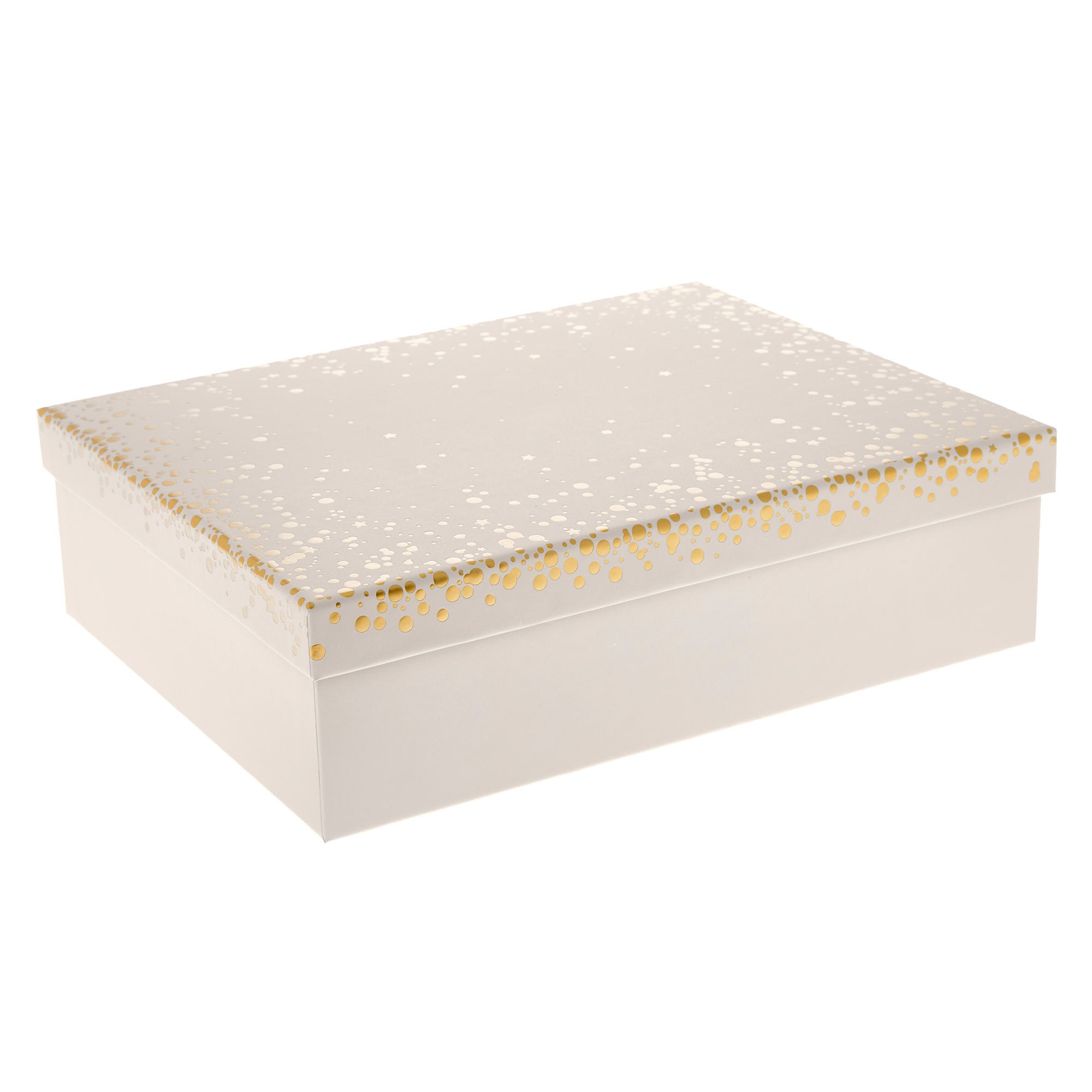 Cream & Gold Gift Boxes - Set of 3
