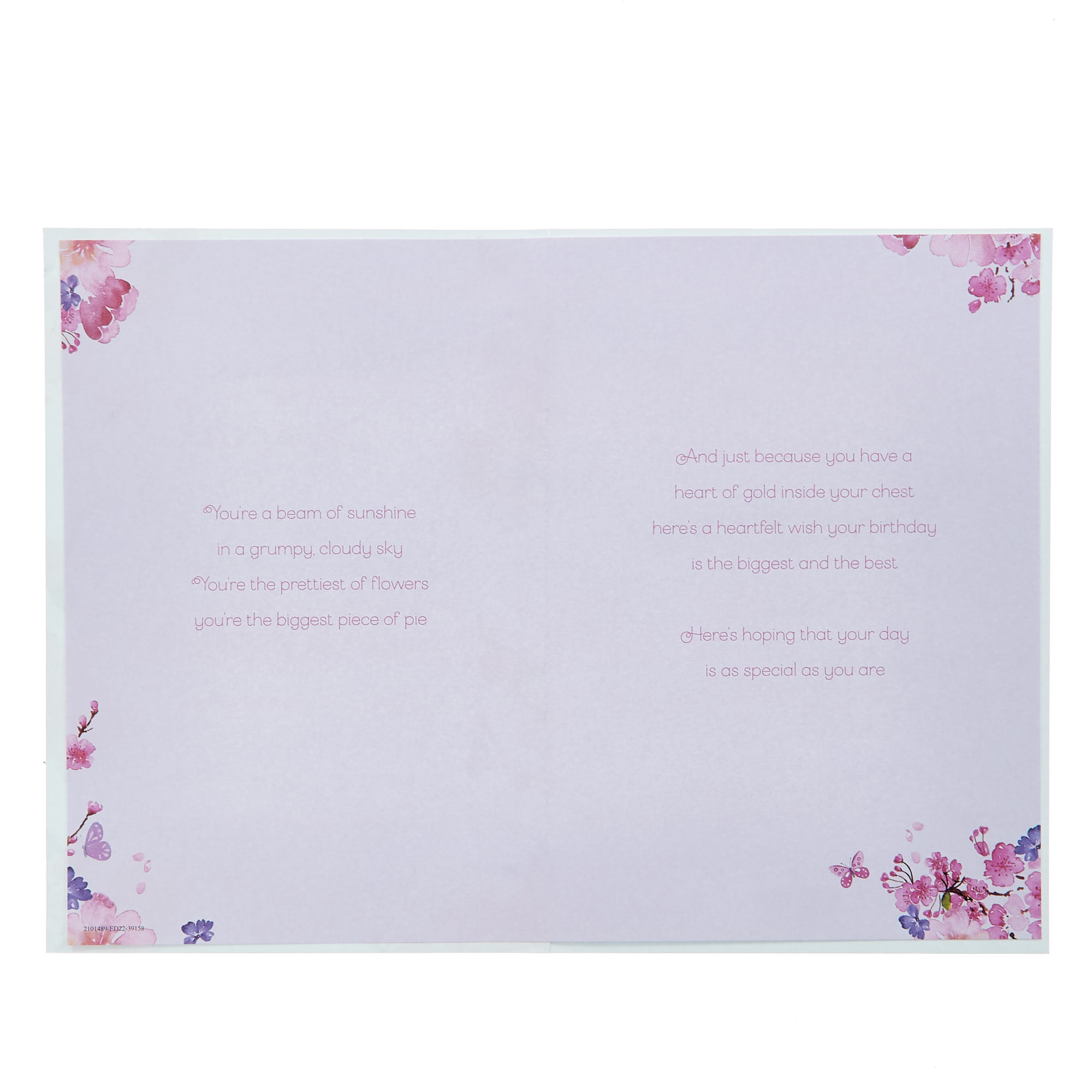 Birthday Card - Someone Special Floral