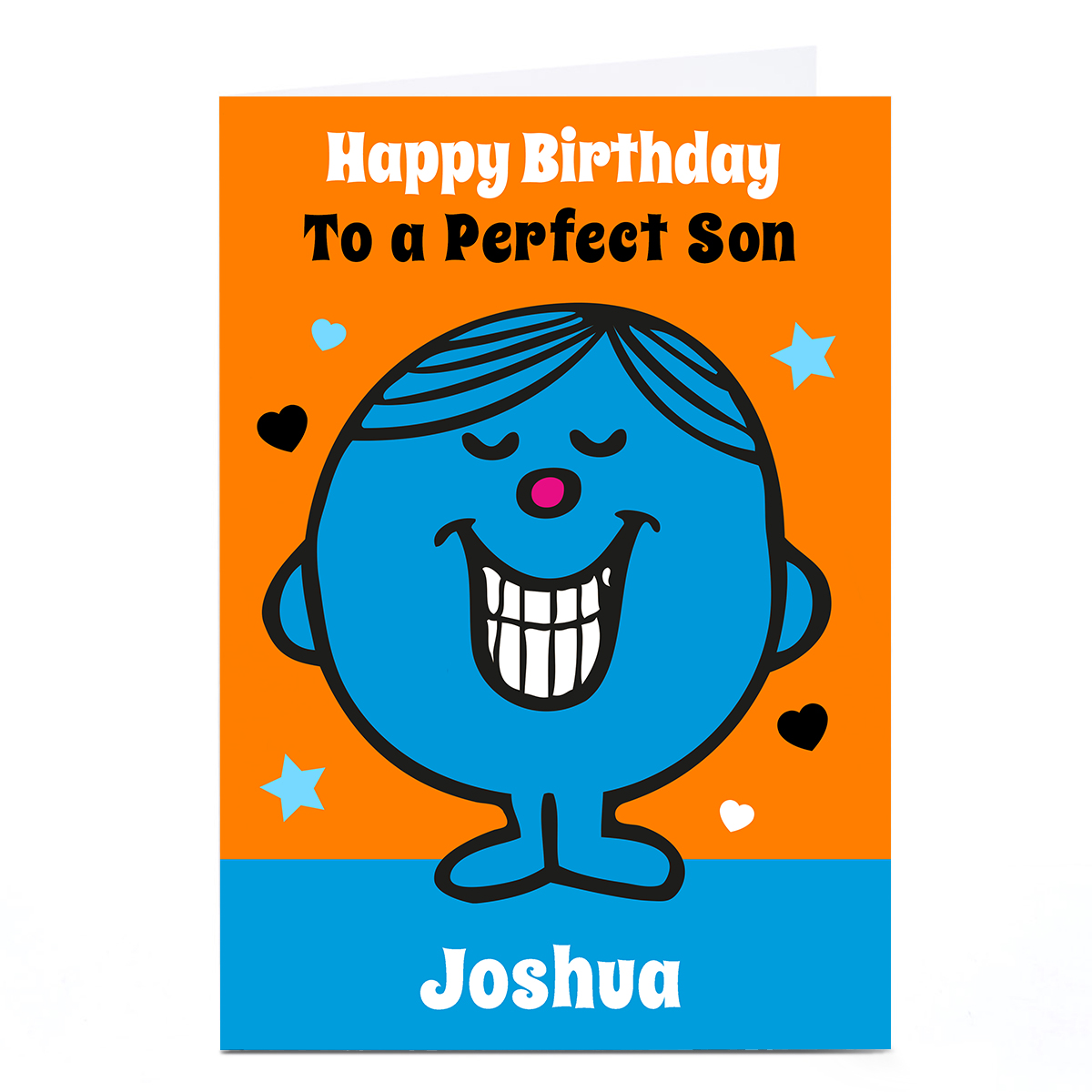 Personalised Birthday Card - Mr Men Perfect Son