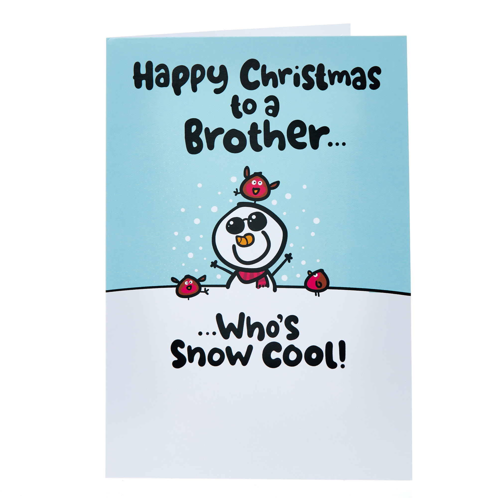 Brother Fruitloops Snow Cool Christmas Card