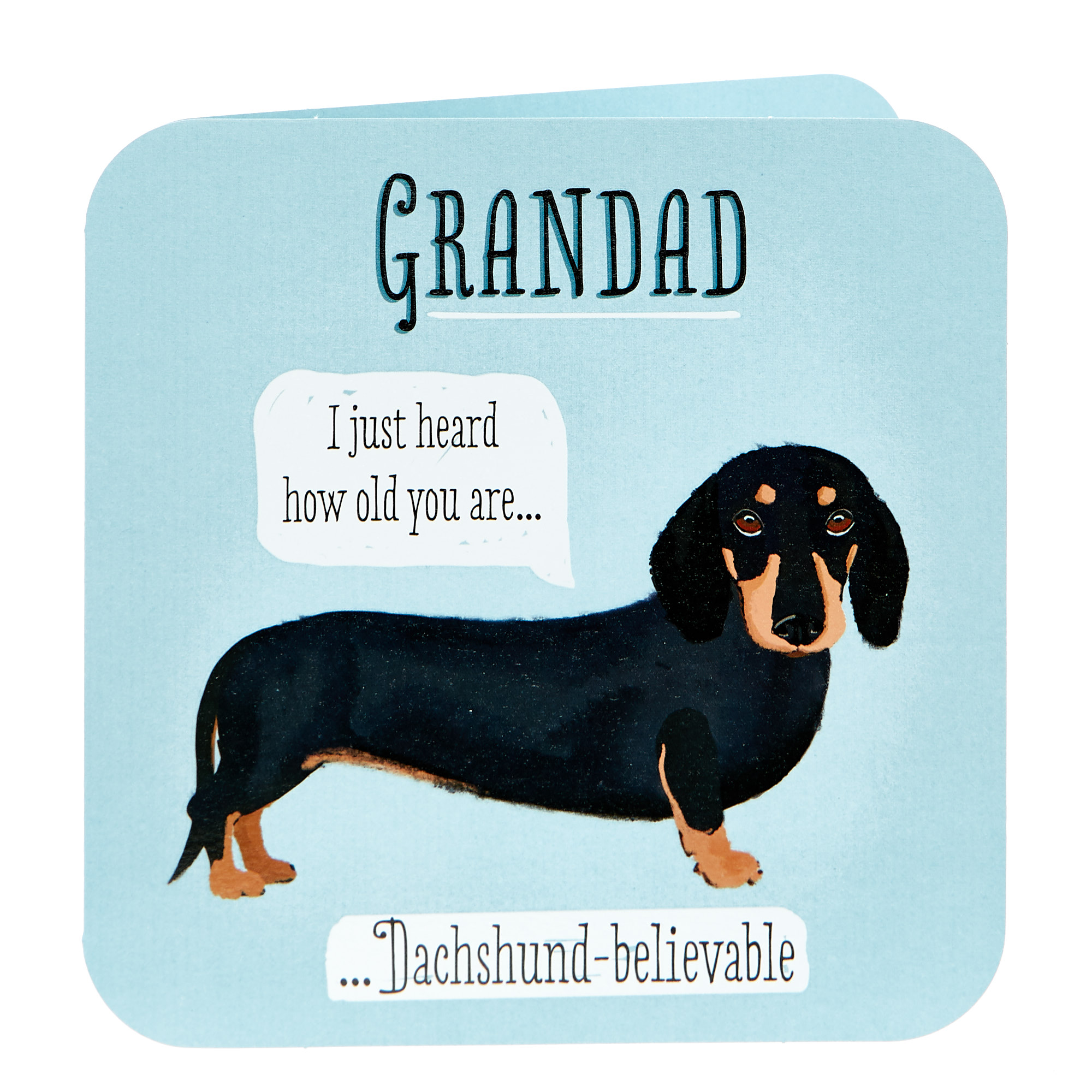 Birthday Card - Grandad, Sausage Dog