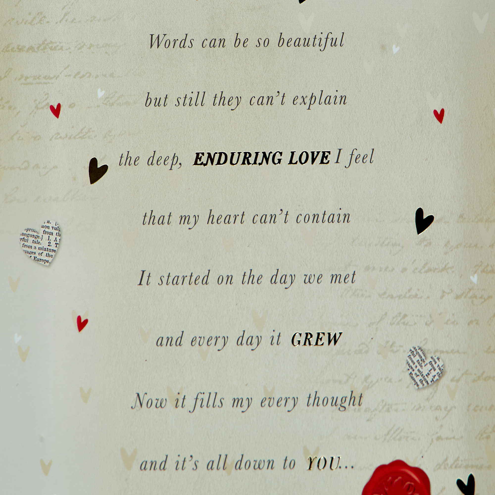 Valentine's Day Card - Husband Enduring Love