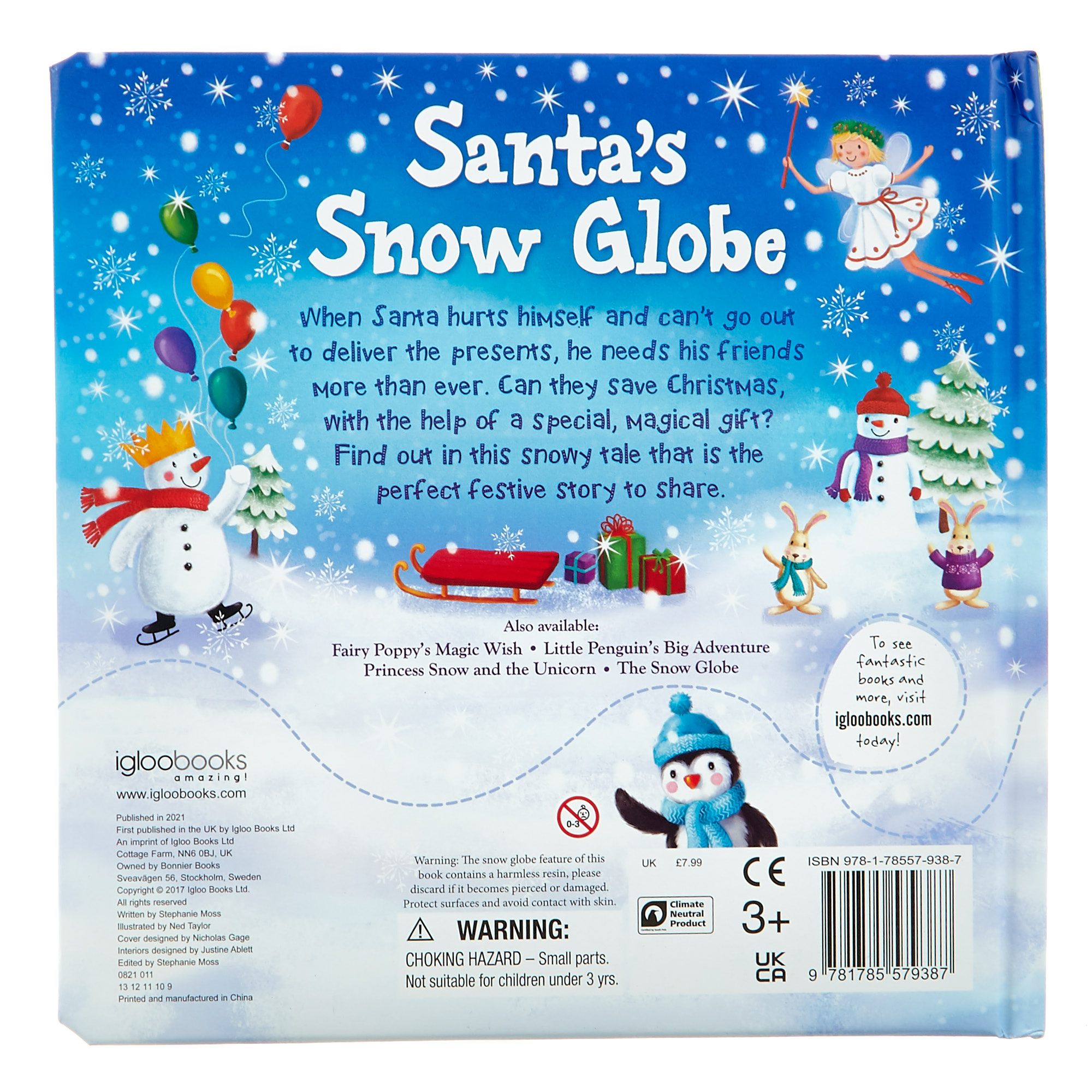 Santa's Snow Globe Story Book